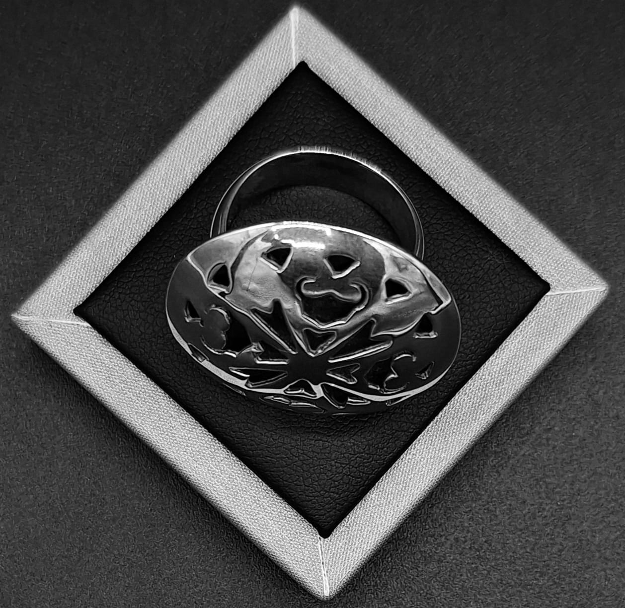 Anillo Plata Ley 925., Vintage, sello de autenticidad Plata Ley .925