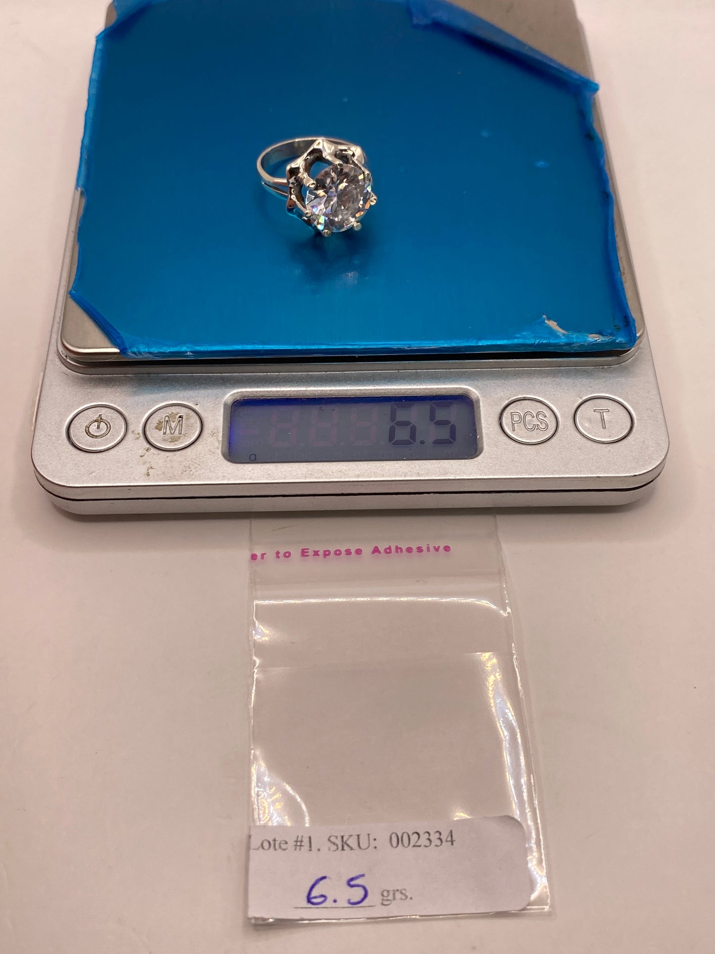 Anillo de Plata .925 Solitario con Circonia — Brillo Eterno — foto 6