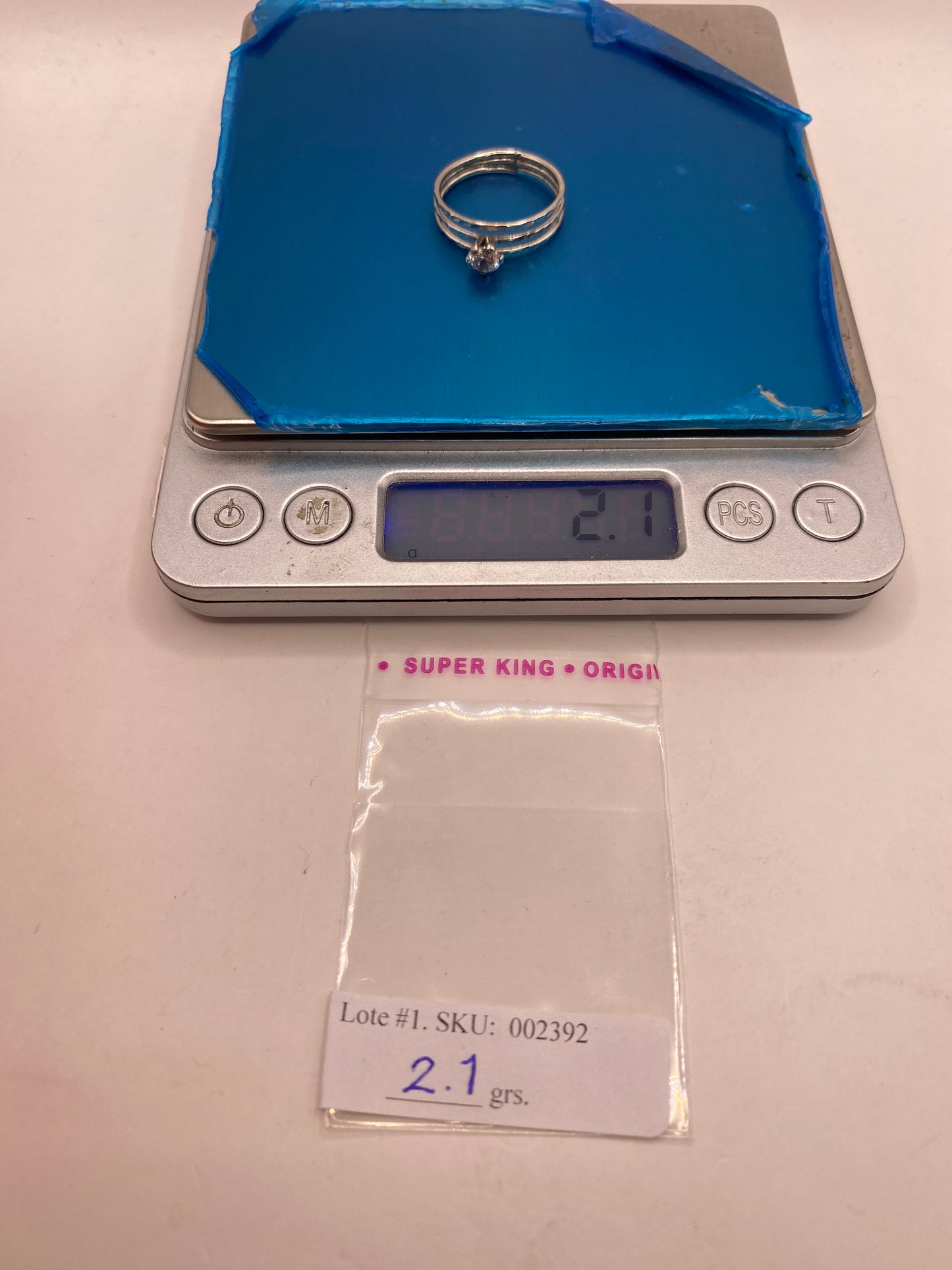 Anillo de Plata .925 Solitario con Circonia Blanca — foto 6