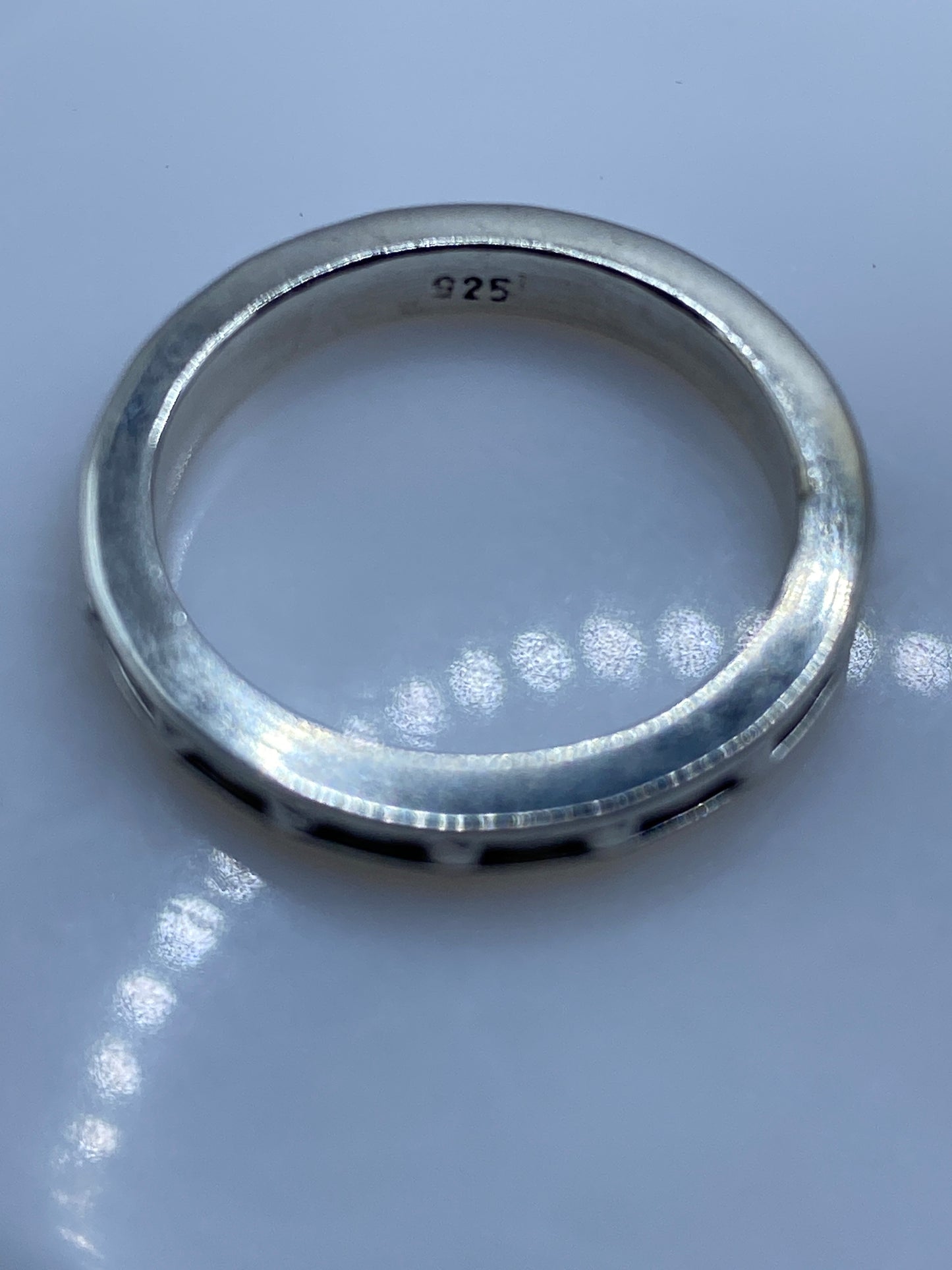 Anillo de Plata Eslabón Circonia Amarilla — Minimalista — foto 6