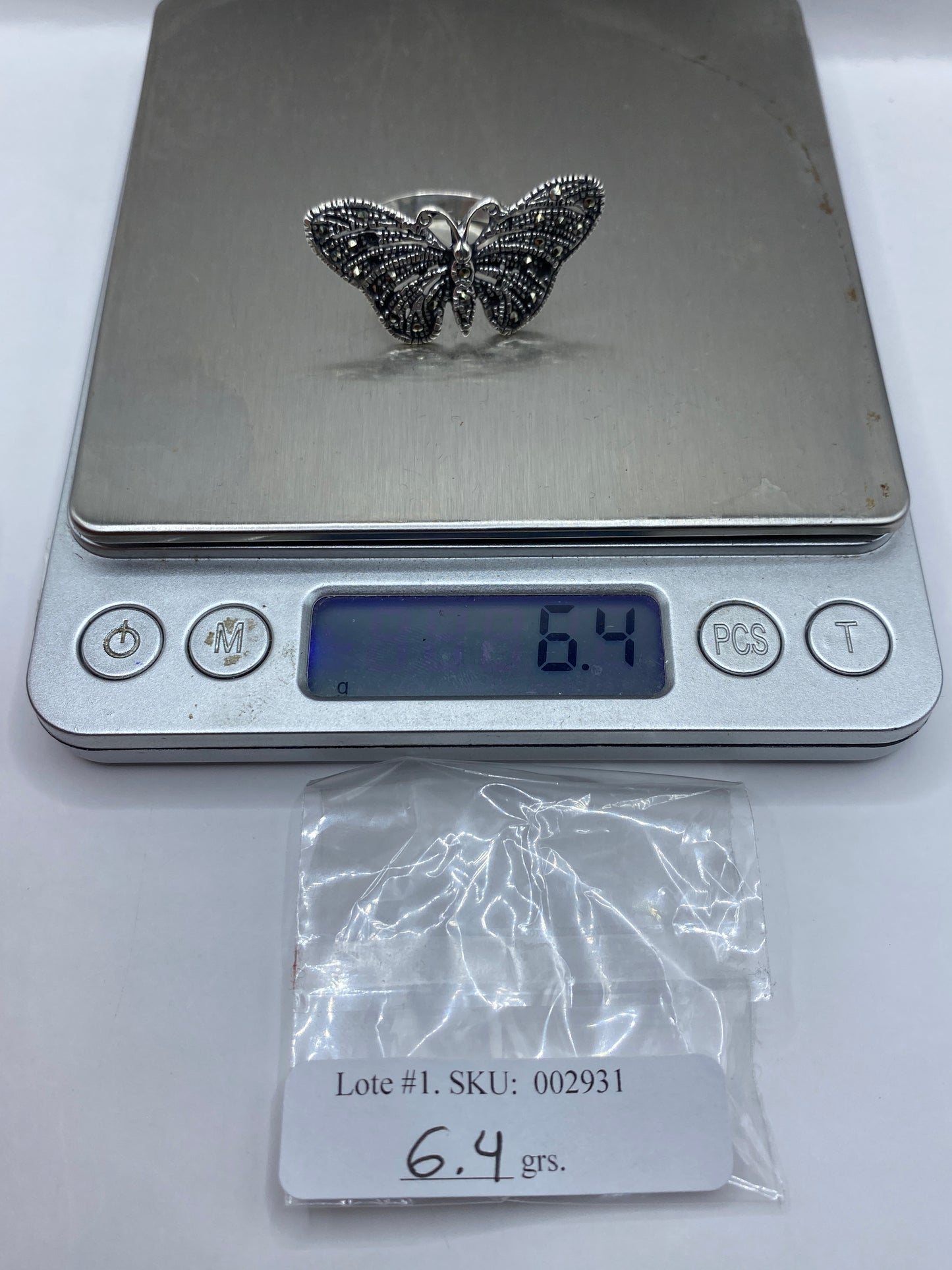 Anillo Mariposa Filigrana Plata .925 — Artesanal Taxco — foto 6
