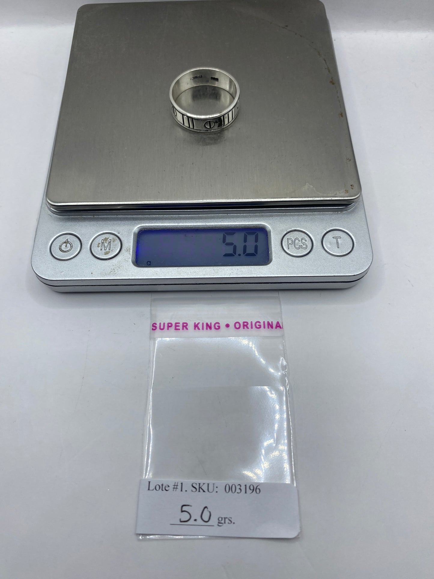Anillo de Plata Sello Grabado Romano — Uso Diario — foto 6