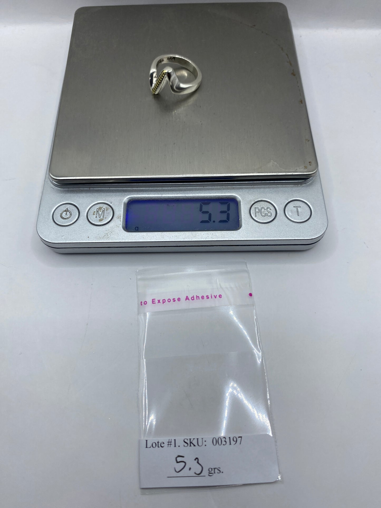 Anillo de Plata Eslabón Retorcido — Diseño Moderno — foto 6