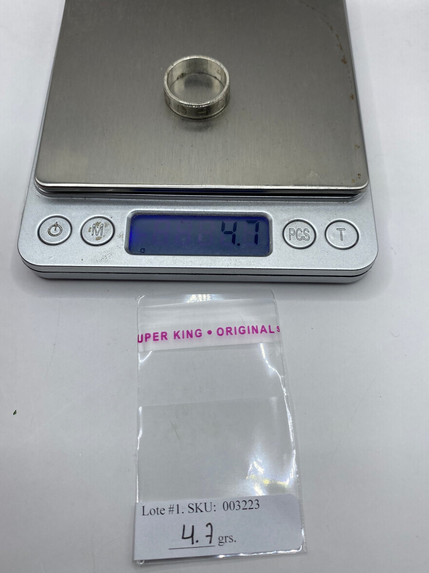 Anillo de Plata Banda Geométrica Moderna — .925 Taxco — foto 5