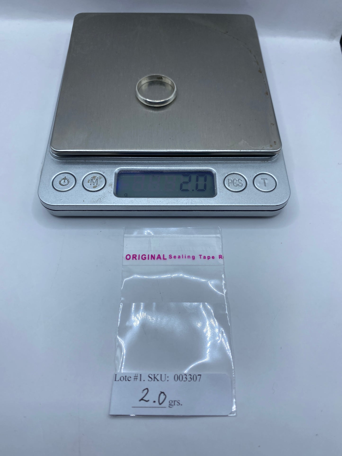 Anillo de Plata Banda Pulida — Minimalista Diario — foto 6