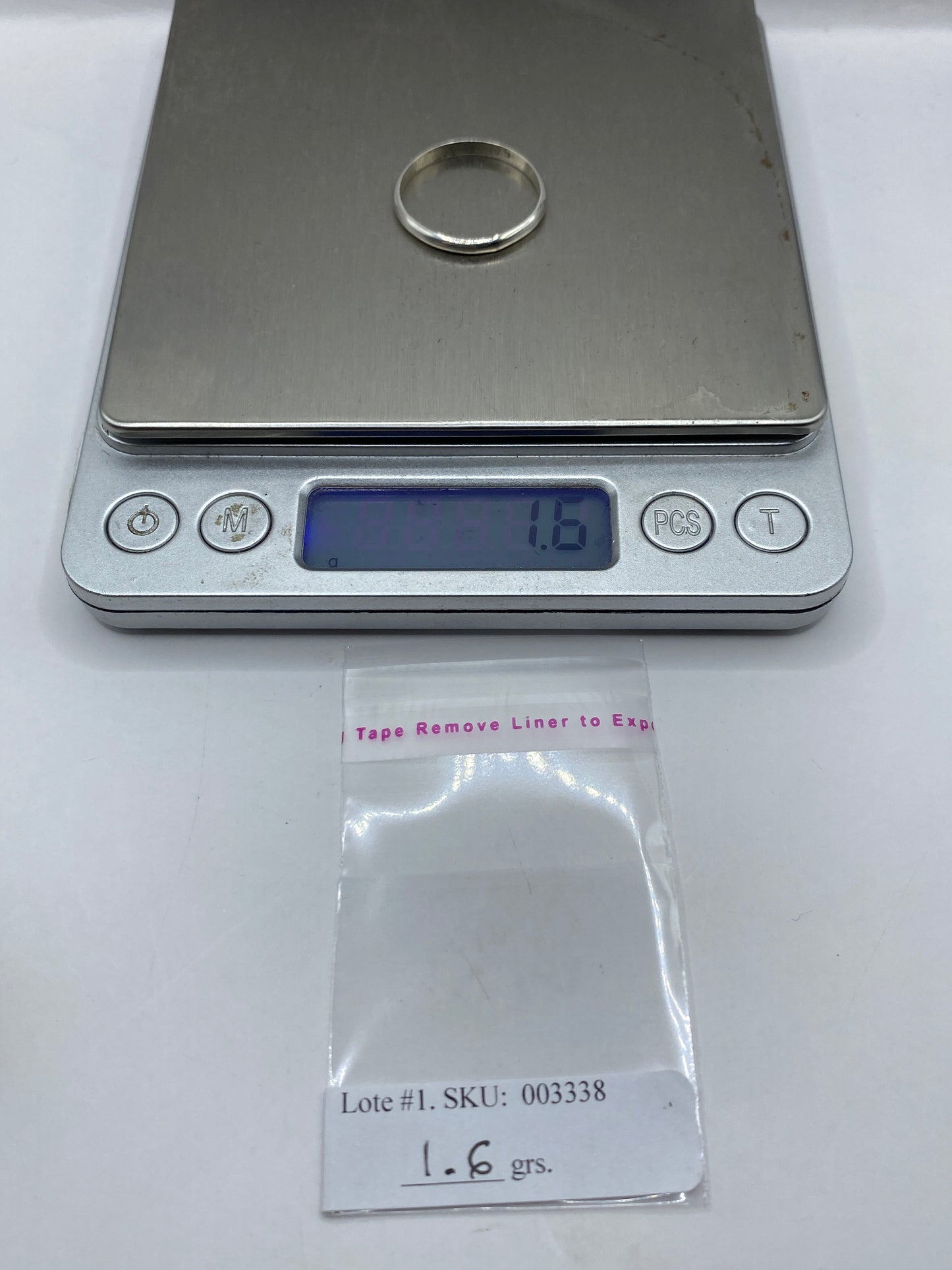 Anillo de Plata Banda Clásica Pulida — Minimalista Diario — foto 6
