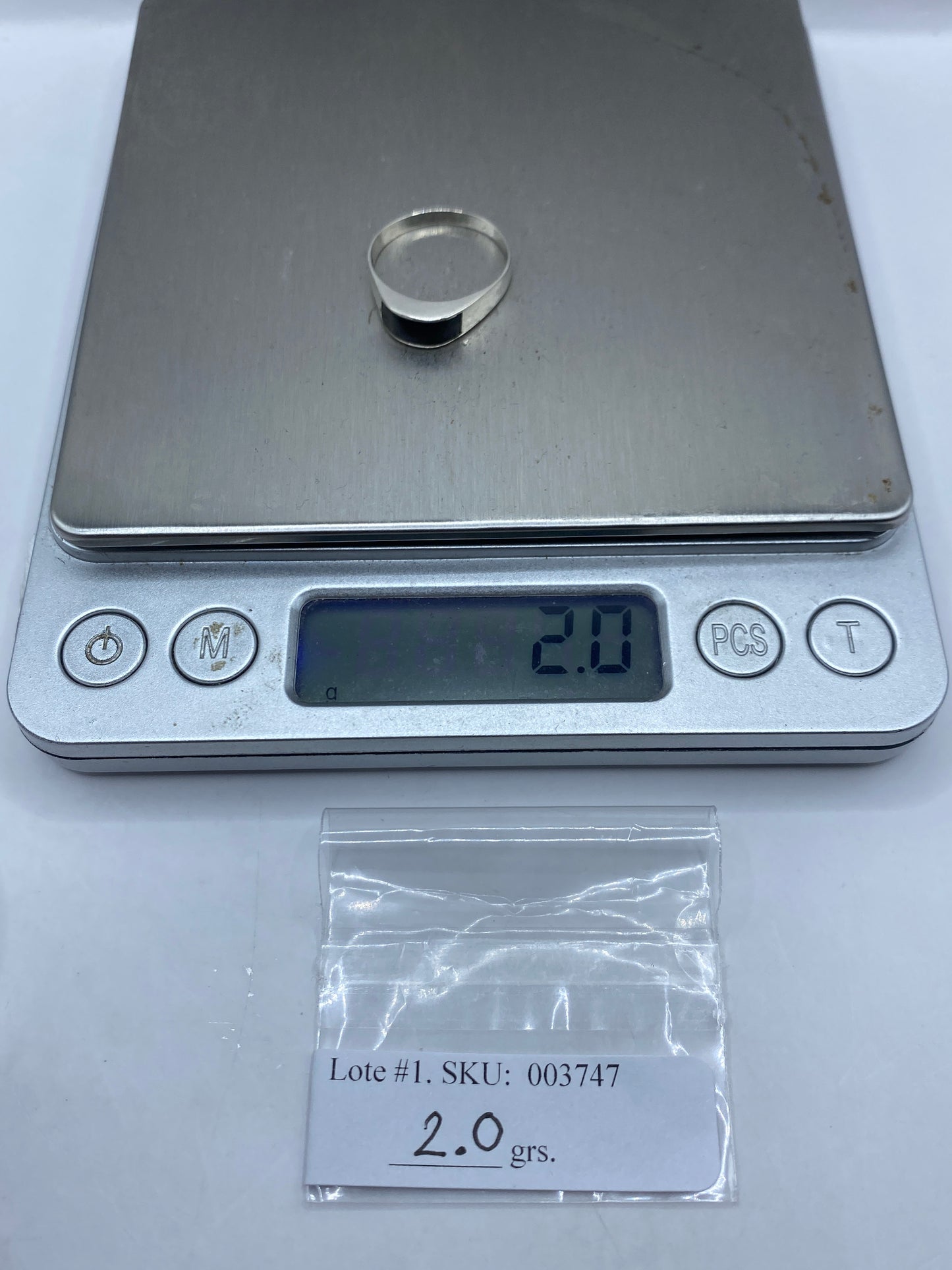 Anillo de Plata con Ónix Negro — Minimalista Taxco — foto 6