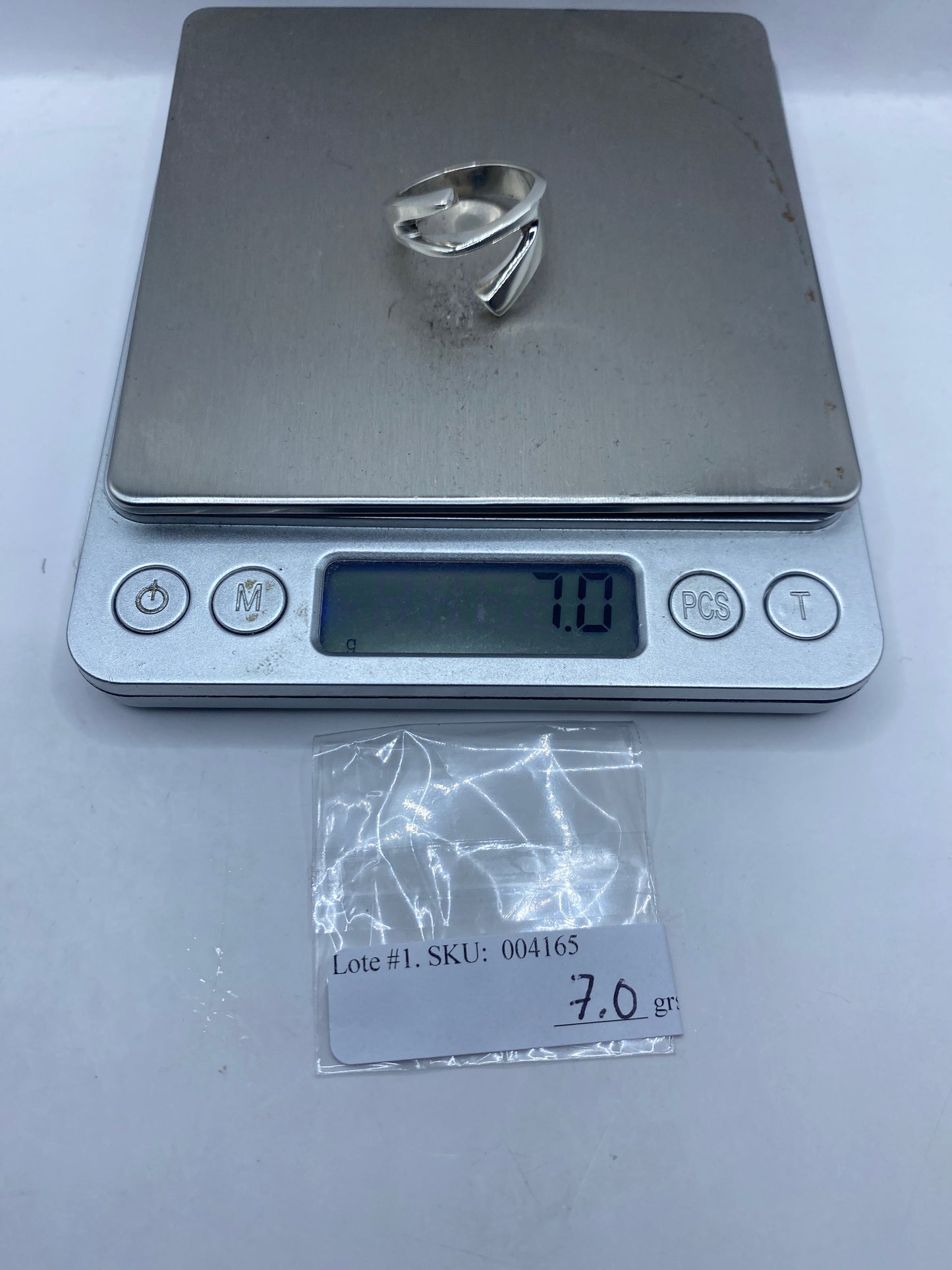 Anillo de Plata Geométrico Minimalista — Diseño Taxco — foto 6