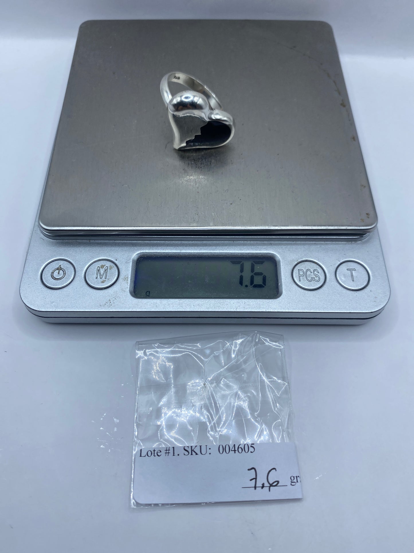 Anillo de Plata Ajustable con Ónix Negro — Taxco .925 — foto 6