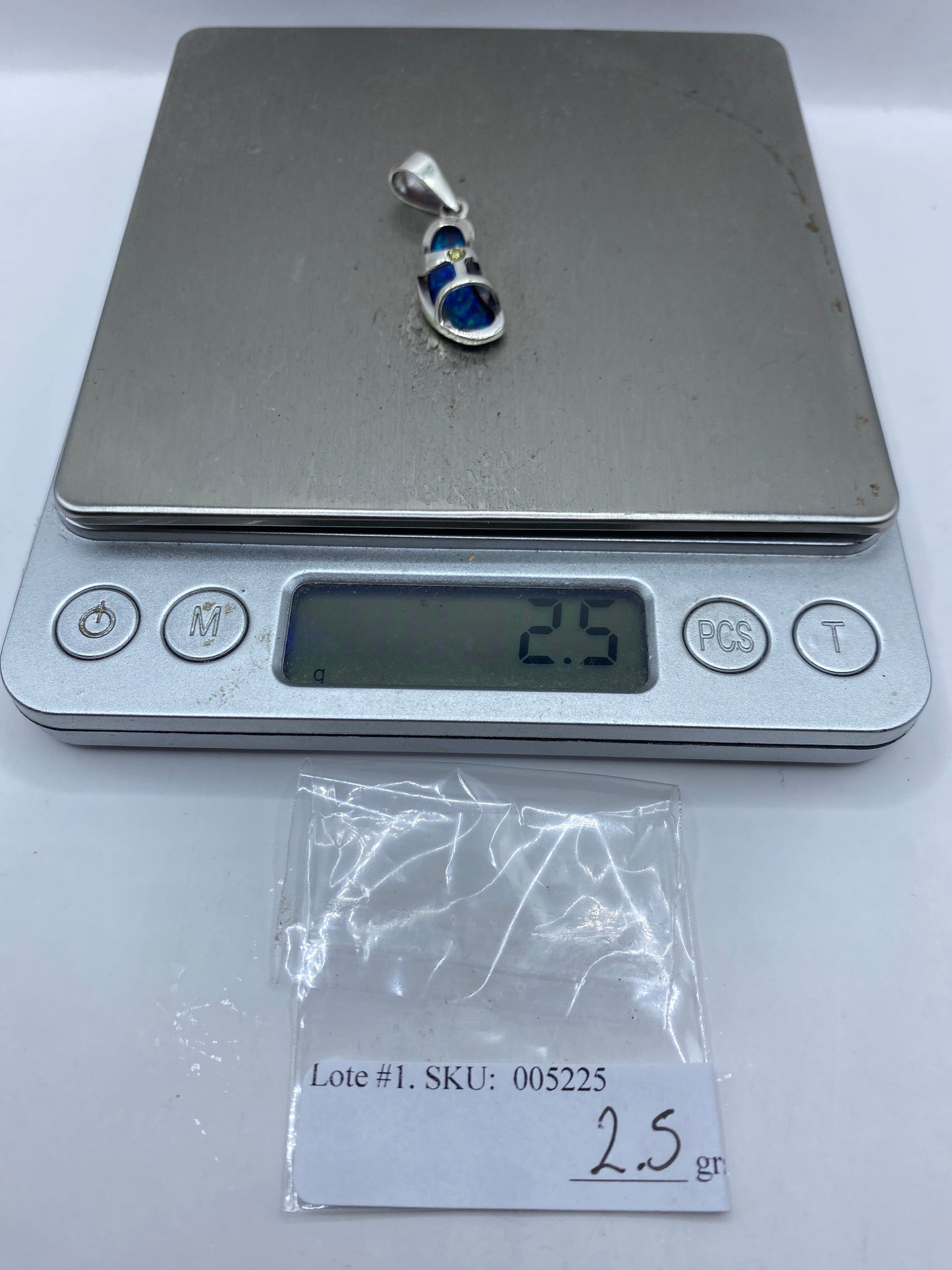 Dije Ópalo de Fuego Plata .950 — Taxco Artesanal — foto 6