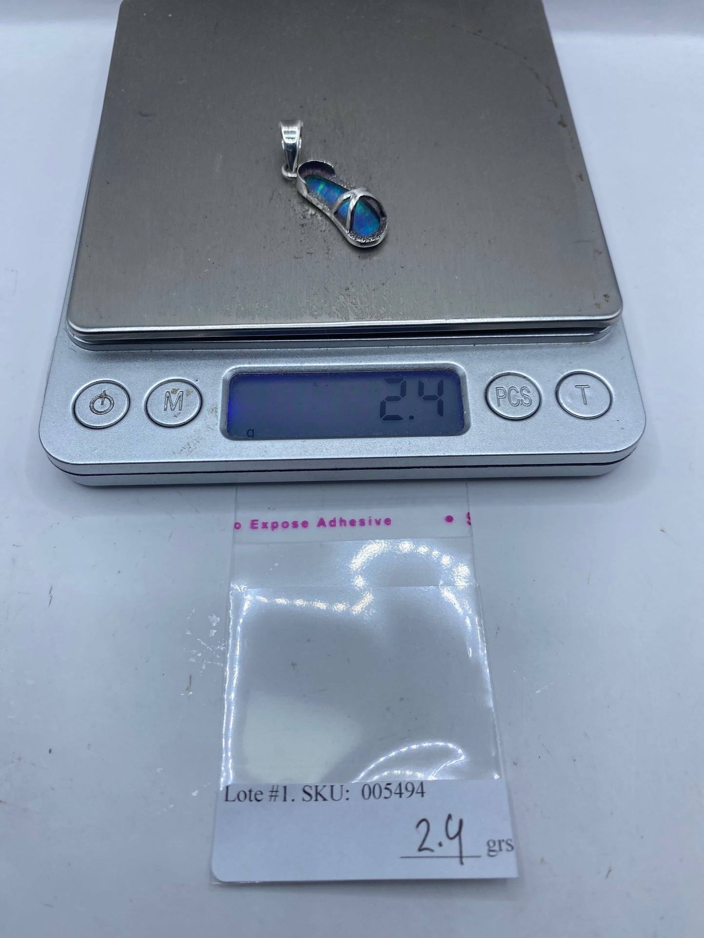 Dije Plata Ópalos de Fuego — Taxco .950 — foto 6