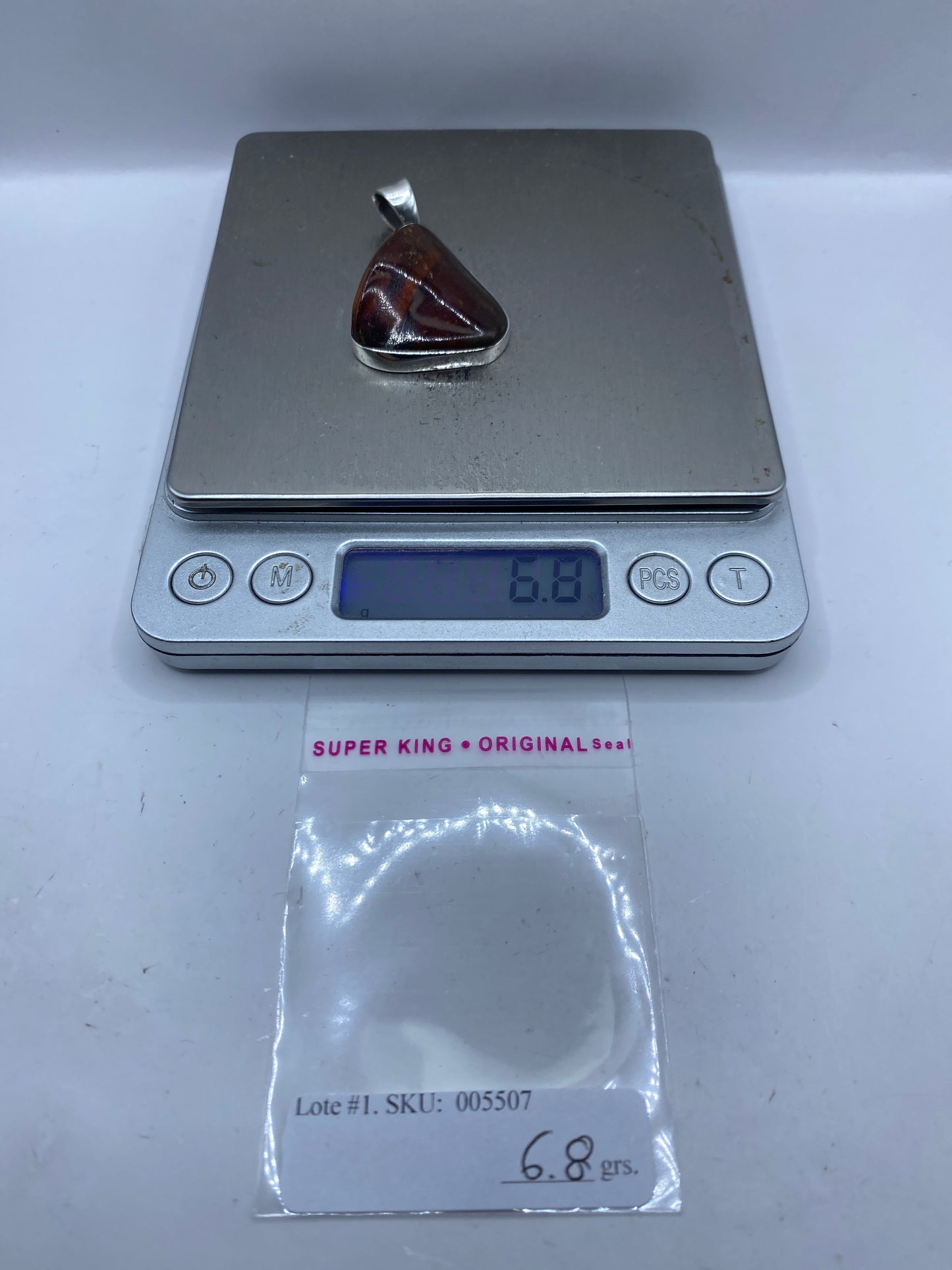 Dije de Plata con Ámbar — Taxco .950 — foto 6