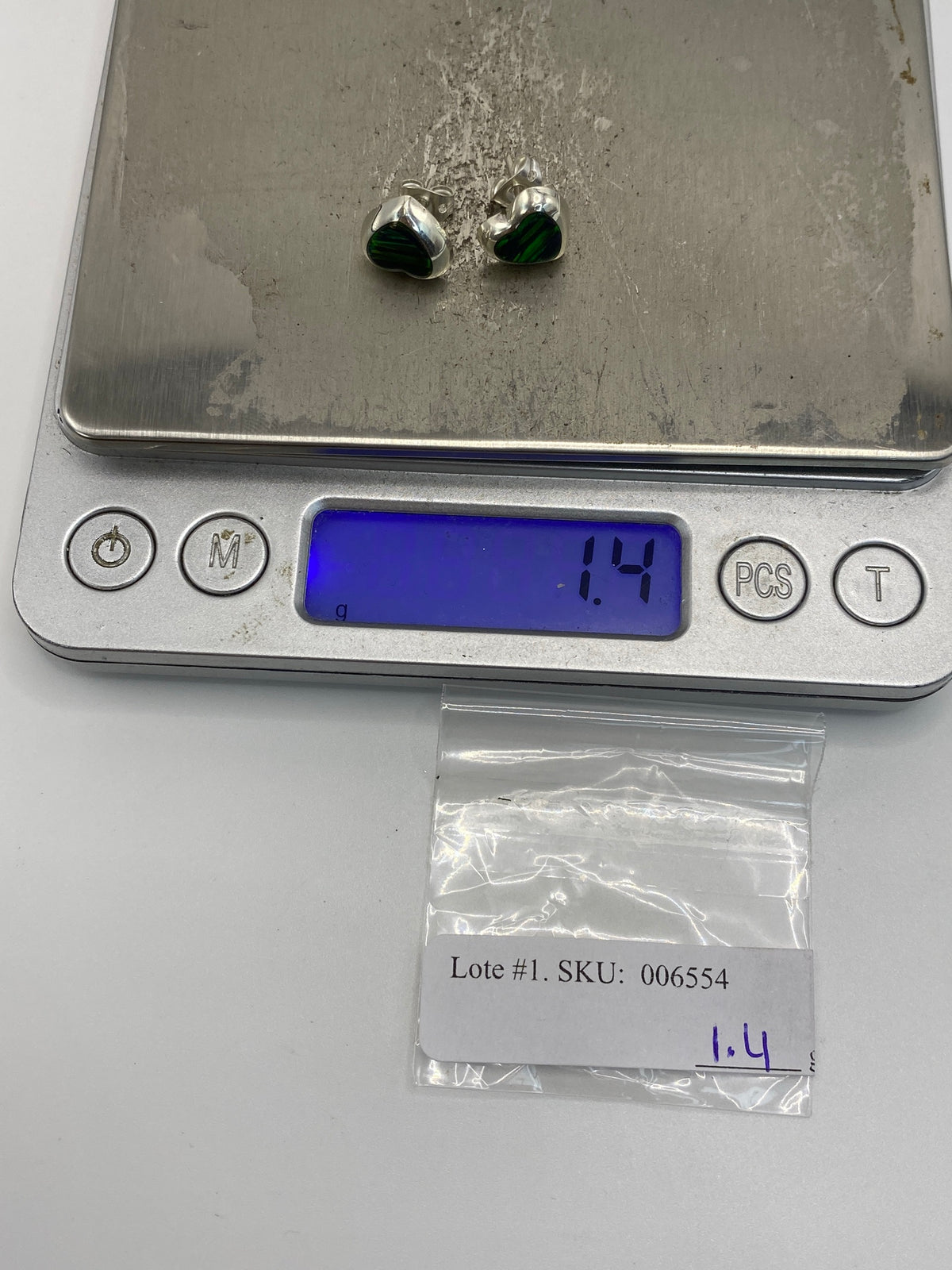 Aretes Plata Ópalo de Fuego Verde — Taxco 925 — foto 6
