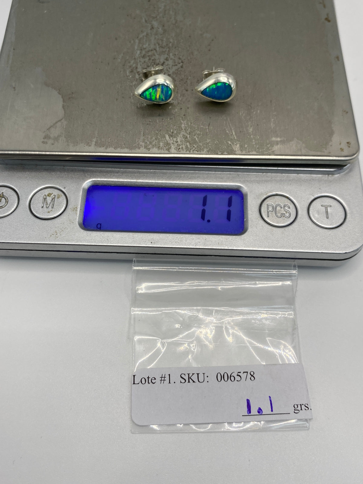 Aretes Ópalo de Fuego Plata 925 — Taxco — foto 6