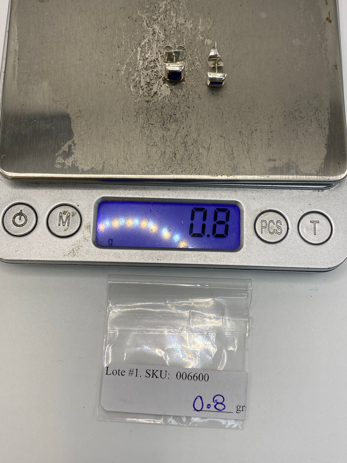 Aretes de Plata con Ópalo de Fuego — Taxco 950 — foto 6