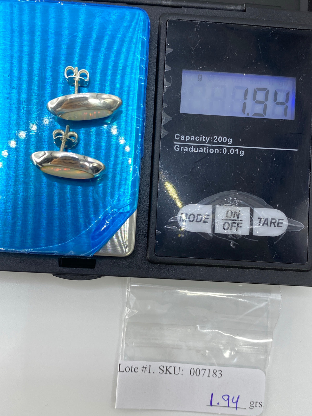 Aretes de Plata Ópalo de Fuego Multicolor — Taxco 925 — foto 6