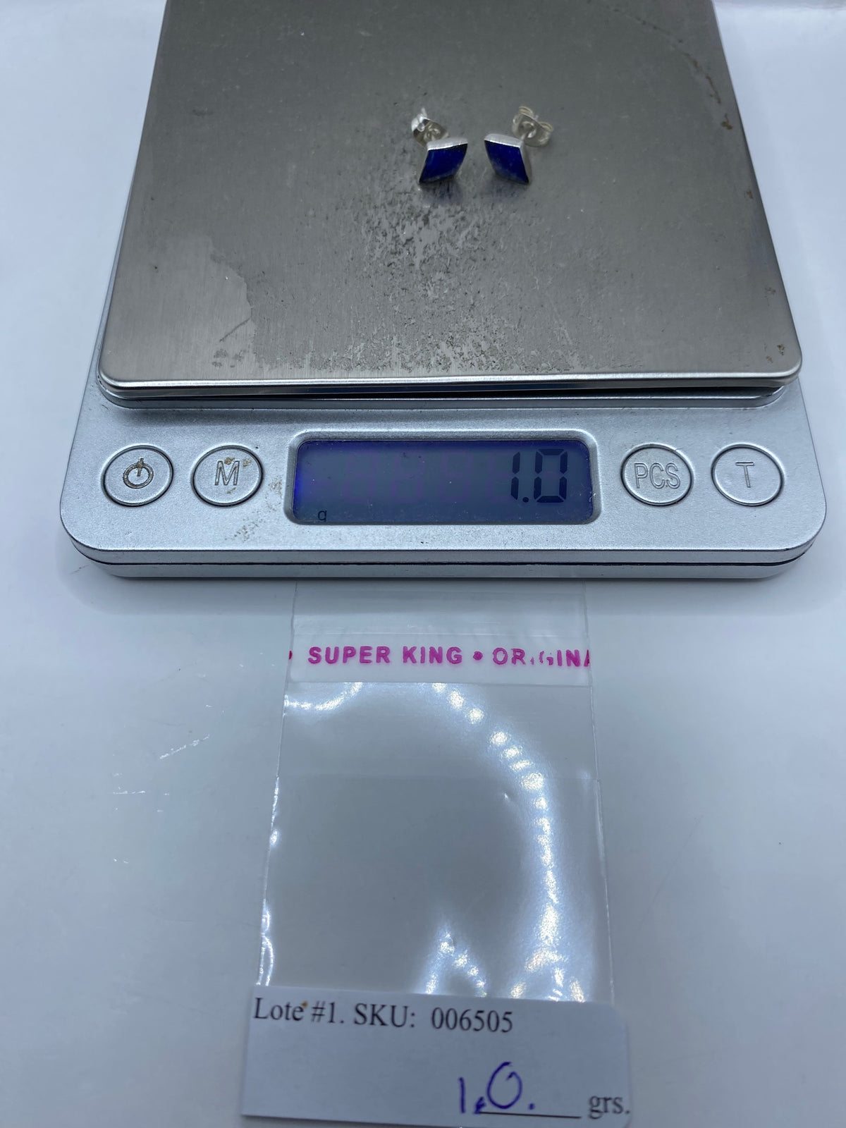 Aretes Plata Lapislázuli Azul — Taxco 925 — foto 6