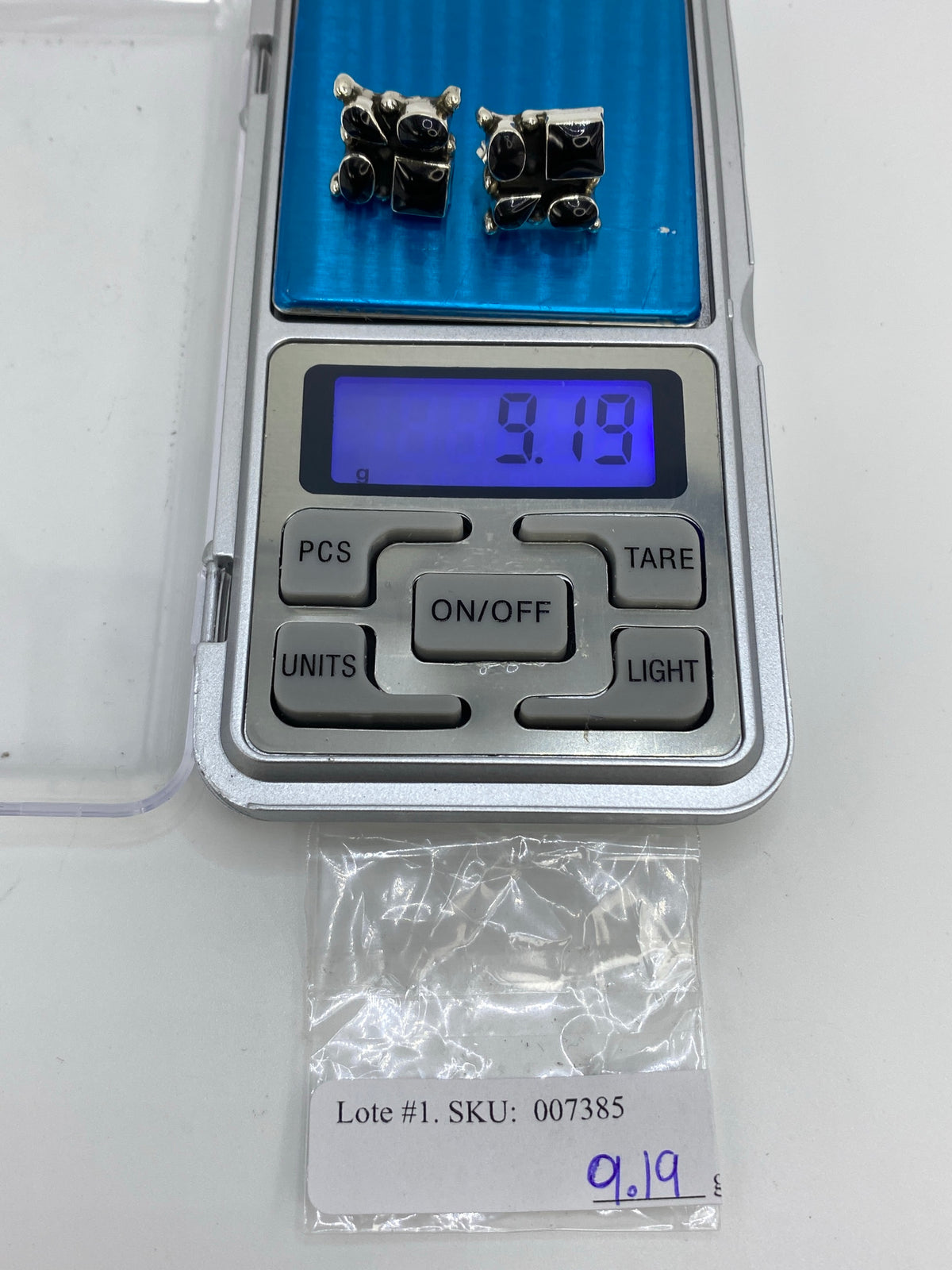Aretes de Plata 925 con Ónix Negro — Taxco — foto 6