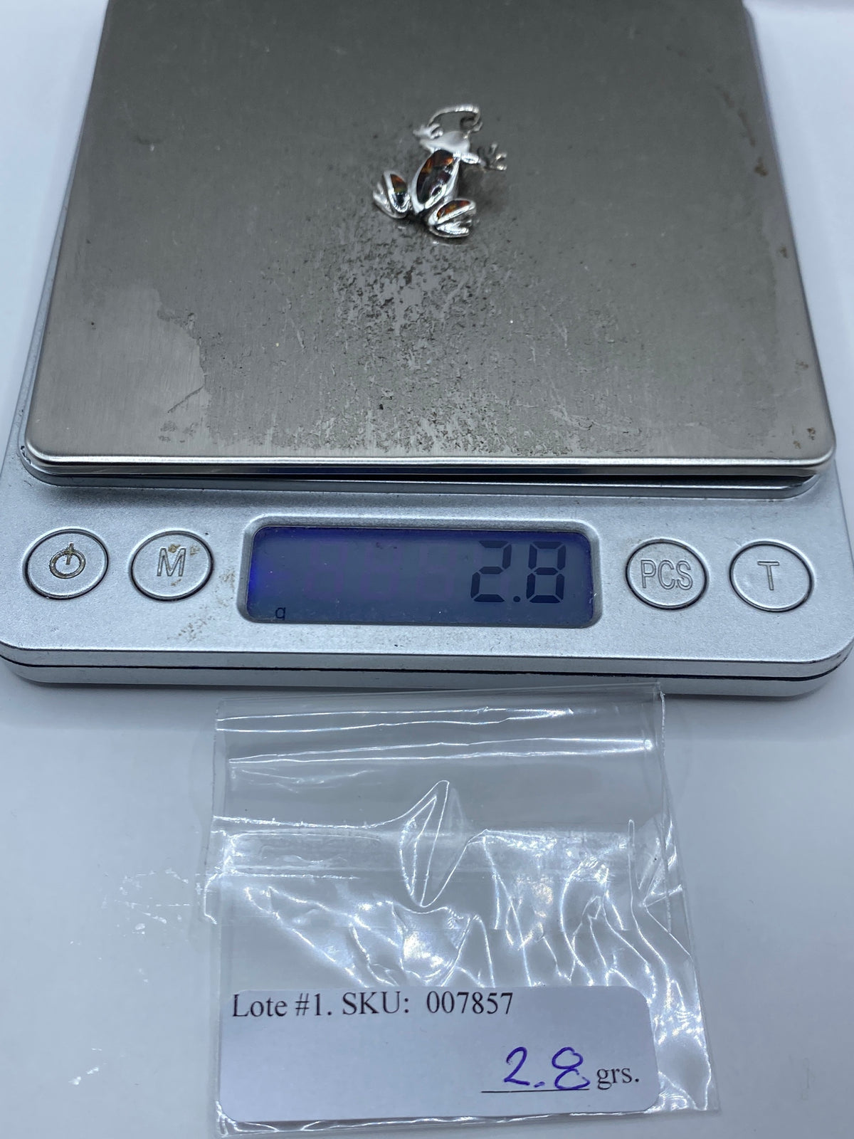 Dije Rana de Plata 950 con Ópalo de Fuego — Taxco — foto 6