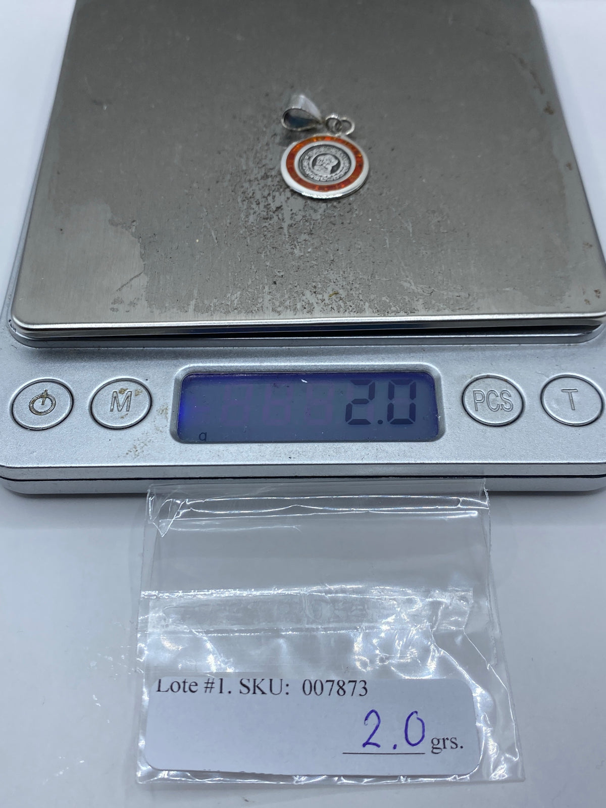Dije Calendario Maya Plata con Ópalo de Fuego — Taxco 925 — foto 6