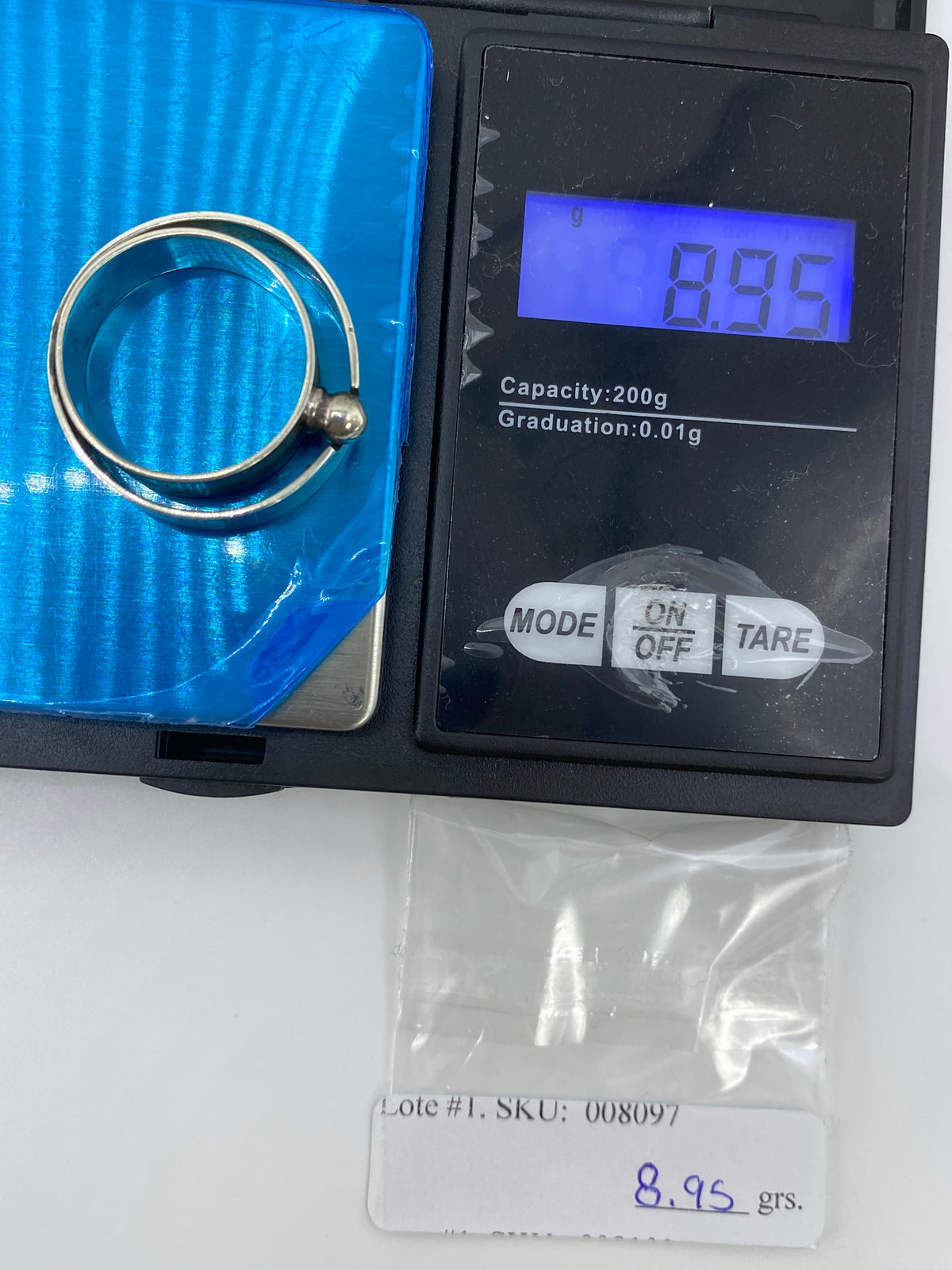 Anillo de Plata con Esfera Central Texturizado — Taxco 925 — foto 6