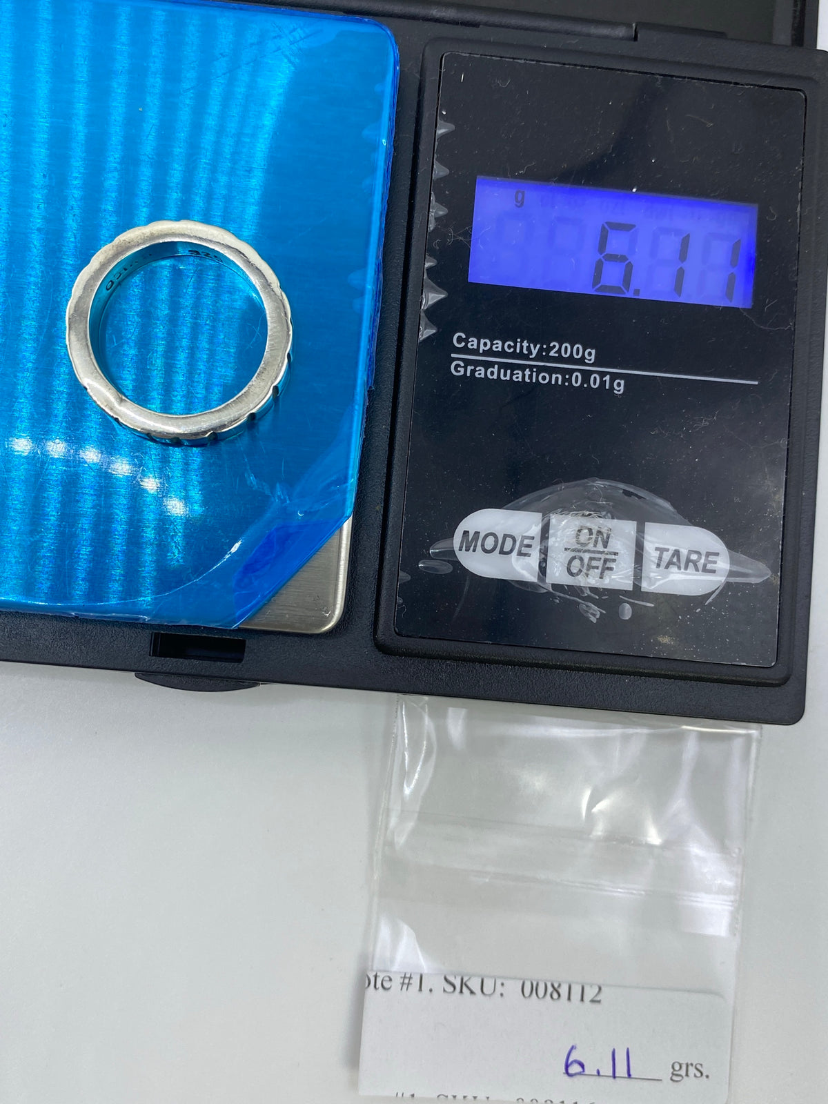 Anillo de Plata Eslabones Pulidos — Taxco 925 Unisex — foto 6