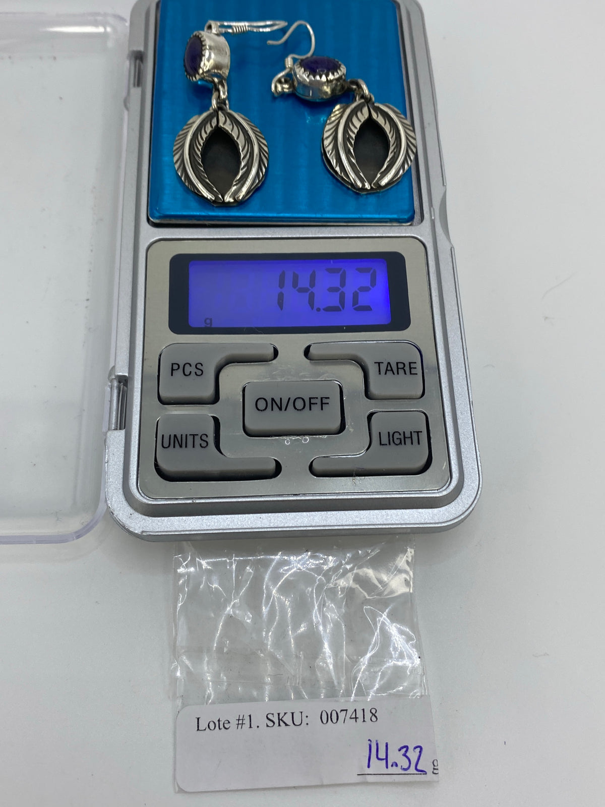 Aretes de Plata con Lapislázuli Azul — Taxco 925 — foto 6
