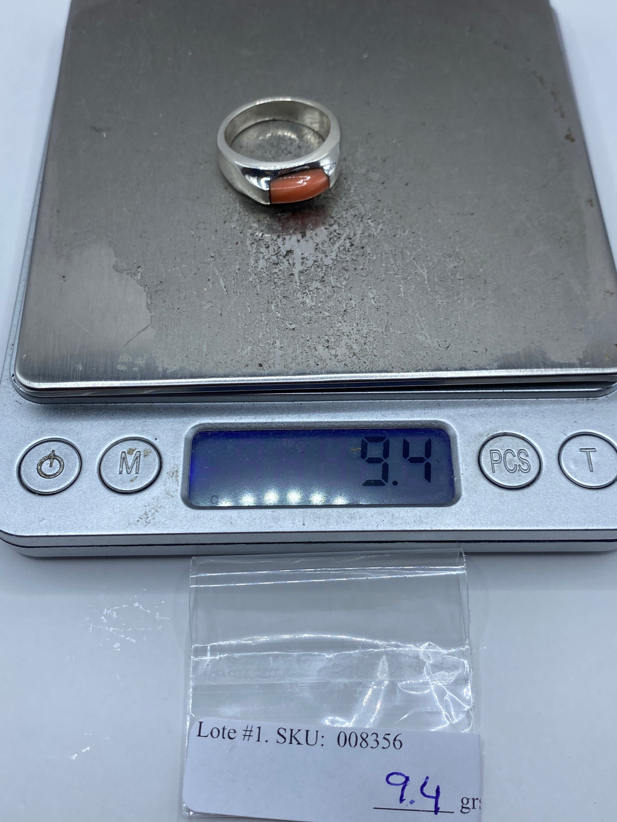 Anillo de Plata 925 con Coral — Taxco — foto 7
