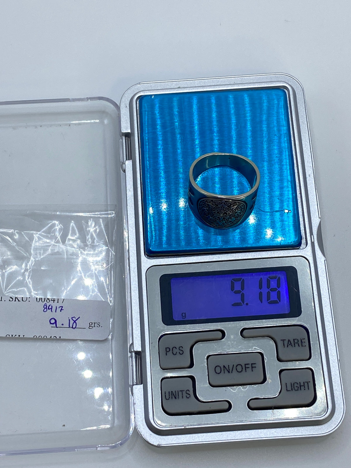 Anillo Calendario Azteca Repujado Plata 925 — Taxco — foto 7