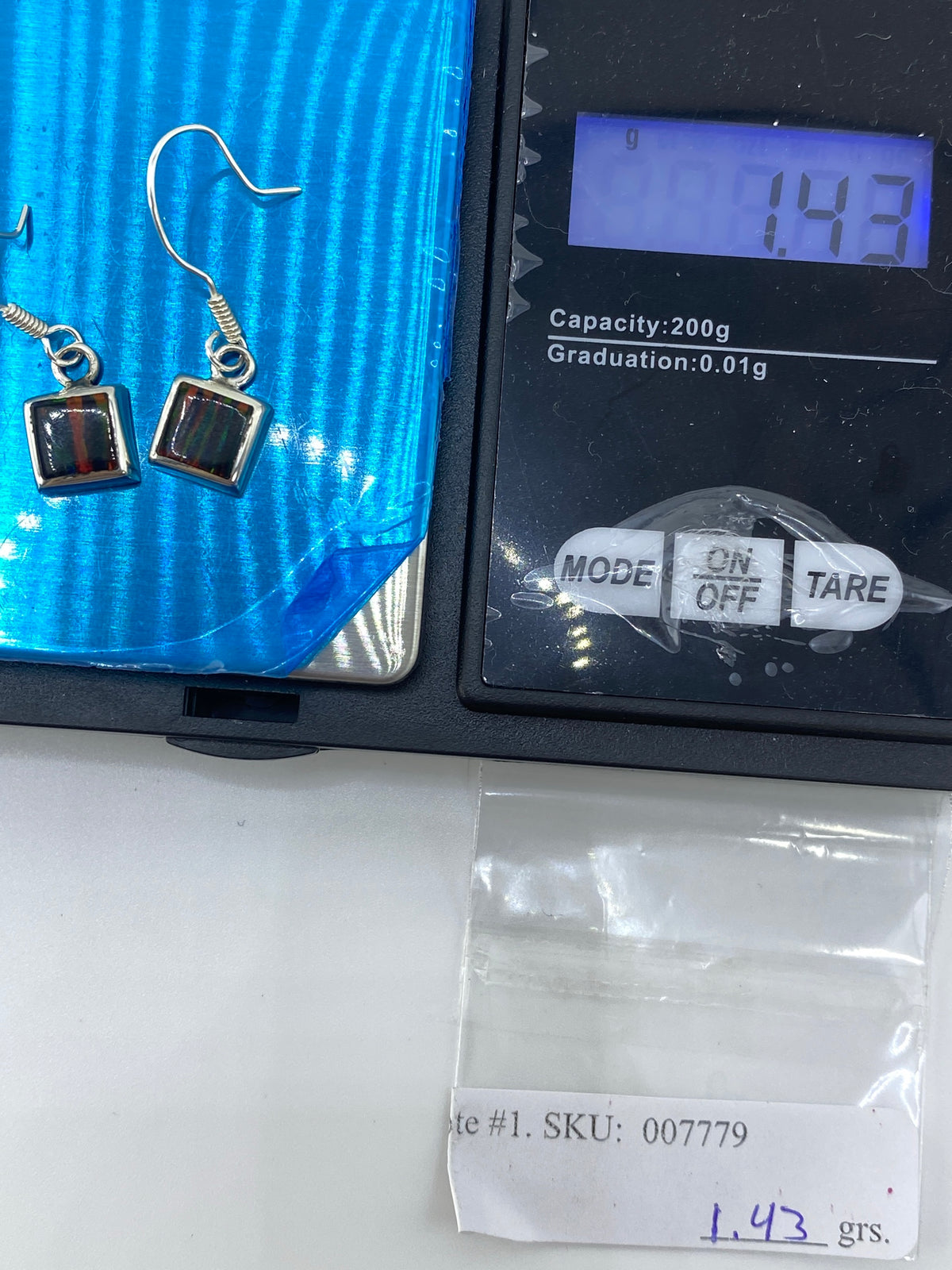 Aretes de Ópalo de Fuego en Plata 925 — Taxco — foto 6