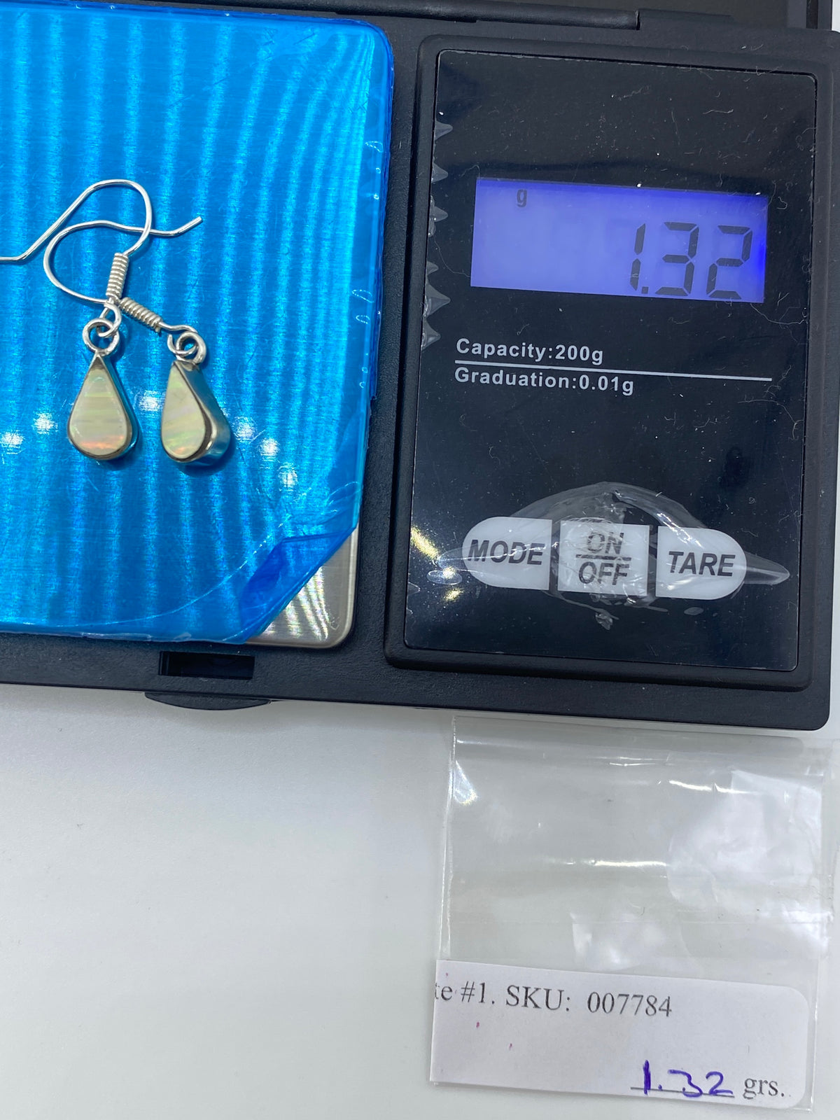 Aretes de Plata con Opalo de Fuego — Taxco 950 — foto 6