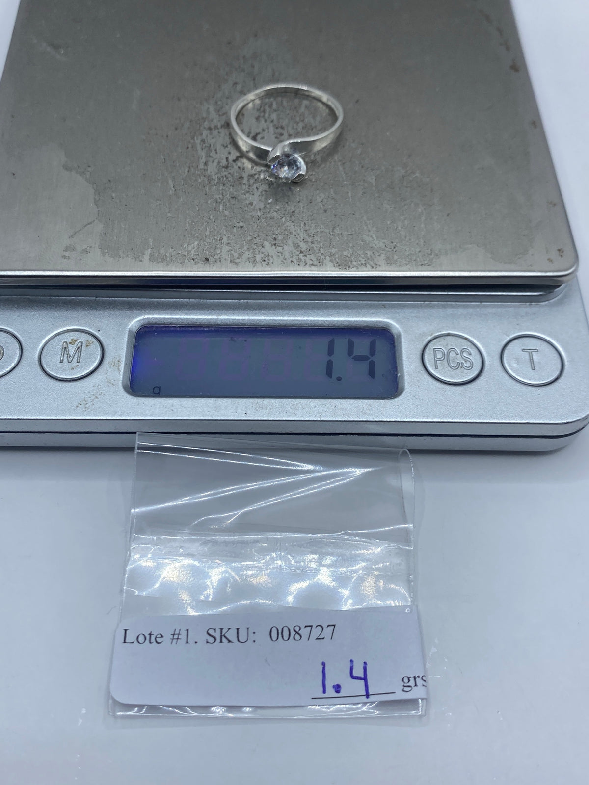 Anillo de Plata con Circonia Blanca — Taxco 925 — foto 7