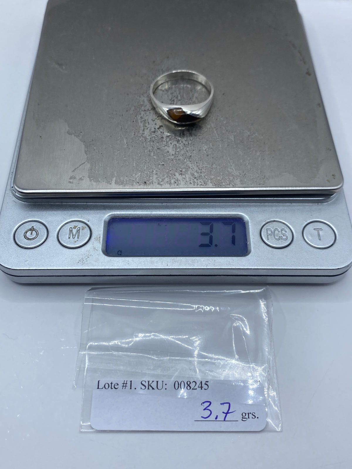 Anillo Ojo de Tigre de Plata 925 — Taxco — foto 7