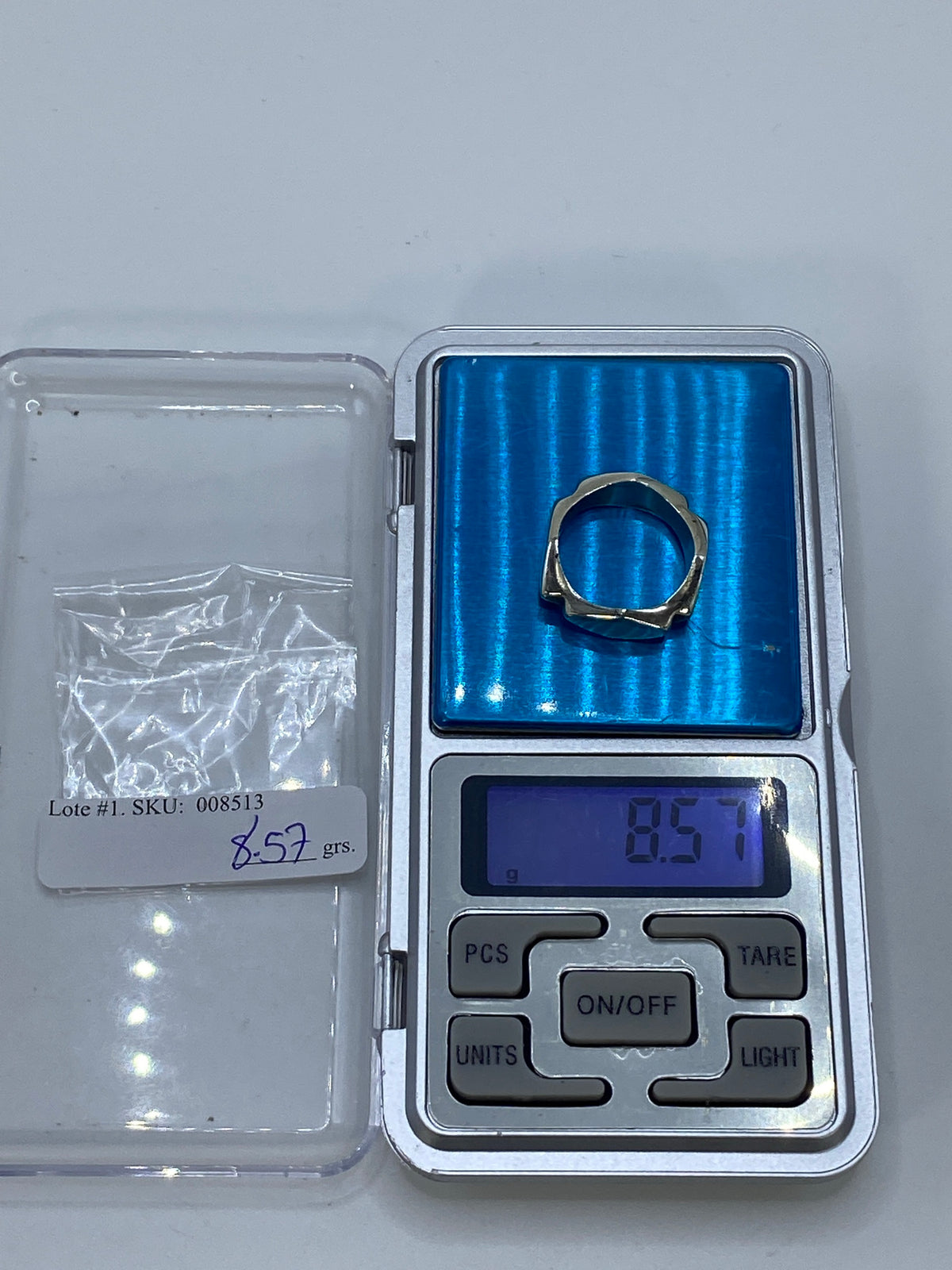 Anillo de Plata Repujado Geométrico — Taxco 925 — foto 7