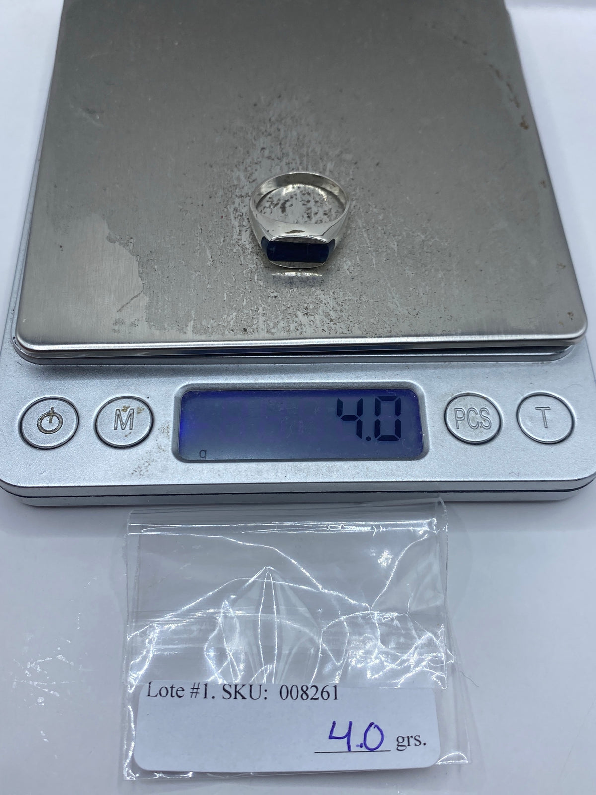 Anillo de Plata con Lapislázuli Azul — Taxco 925 — foto 7