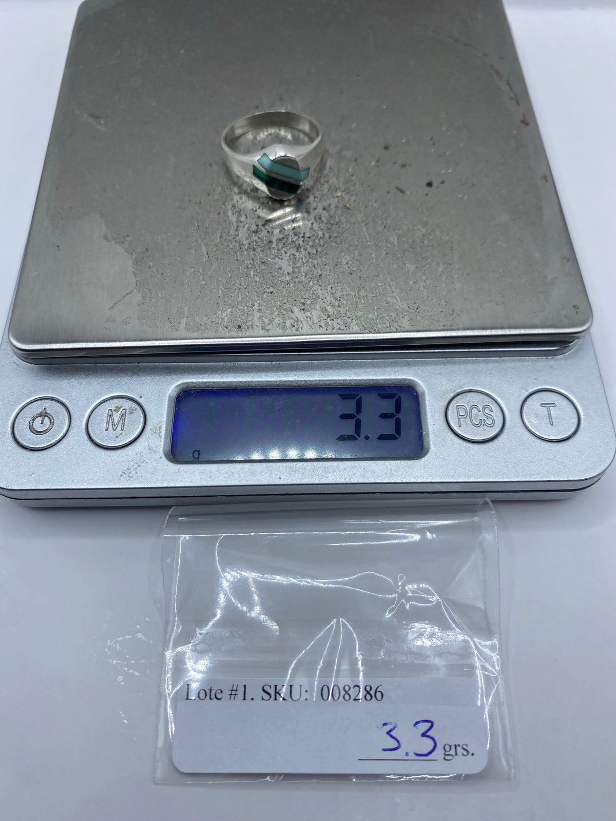 Anillo de Plata Turquesa y Malaquita — Taxco 925 — foto 7