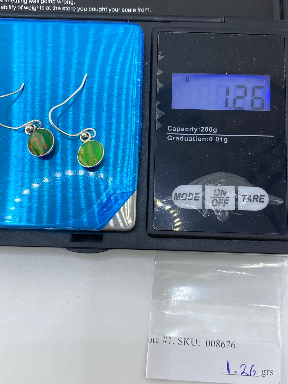 Aretes Plata Ópalo de Fuego Multicolor — Taxco 925 — foto 6