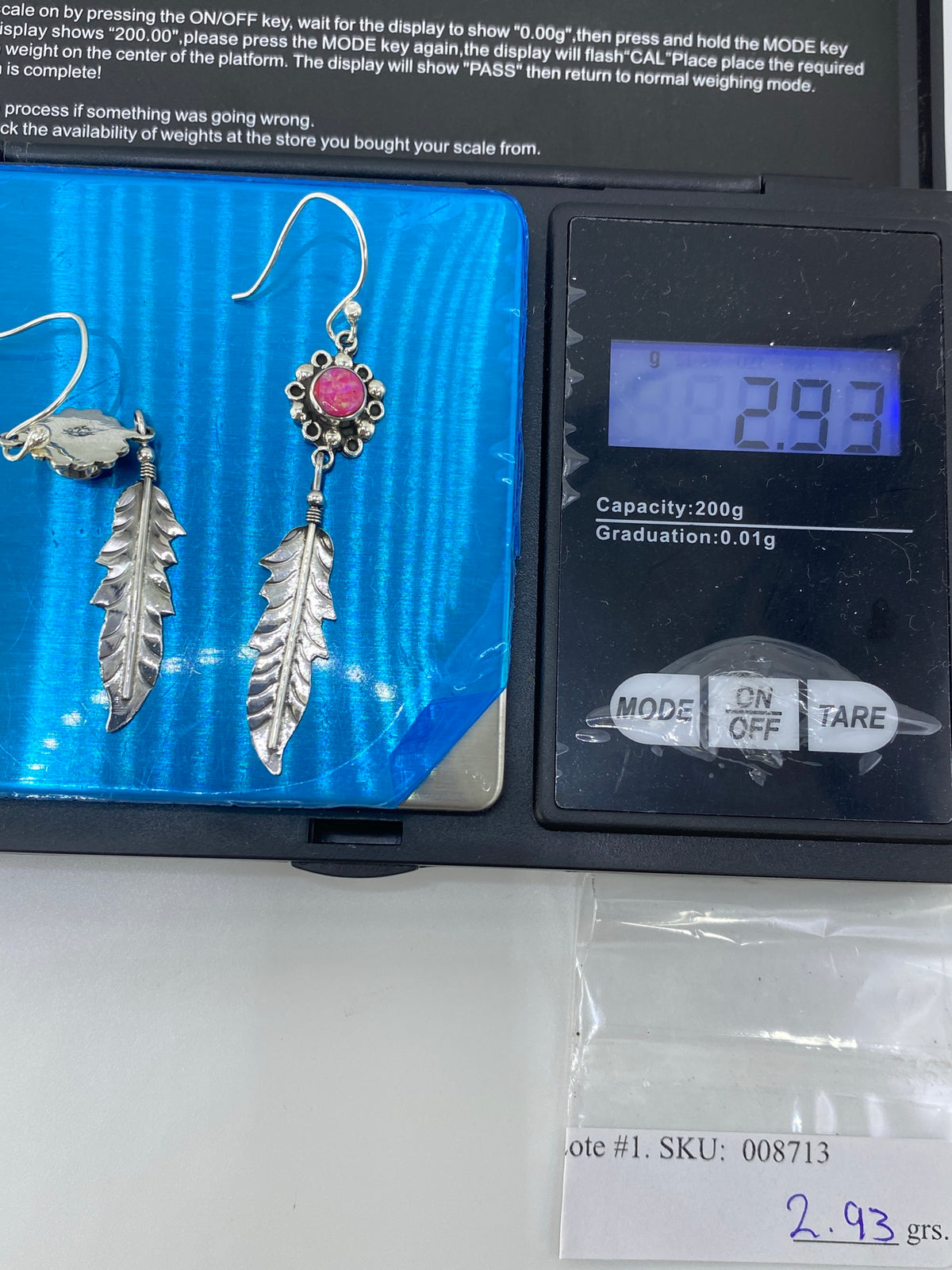 Aretes de Plata Ópalo de Fuego Verde — Taxco 925 — foto 6