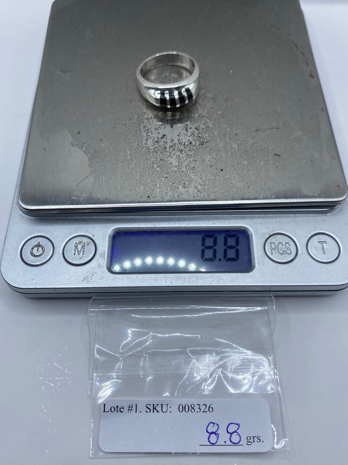 Anillo de Plata con Ónix Negro — Taxco 925 — foto 7