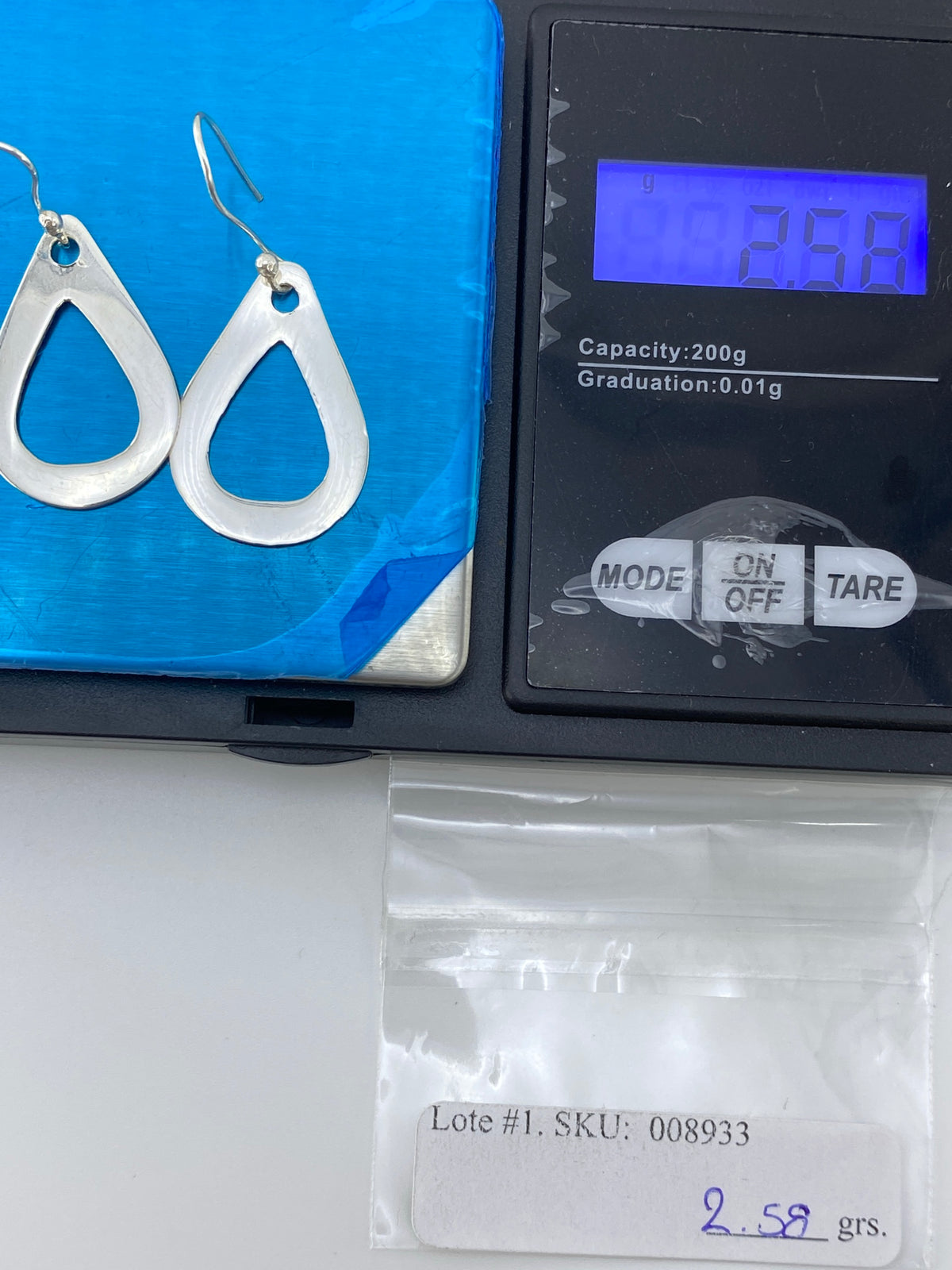 Aretes de Plata Calado Minimalista — Taxco 925 — foto 6