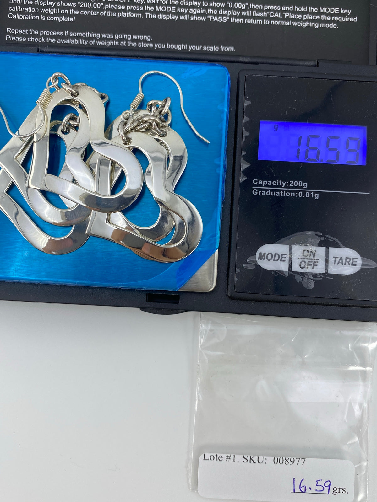 Aretes de Plata Calado en Cascada — Taxco 925 — foto 6