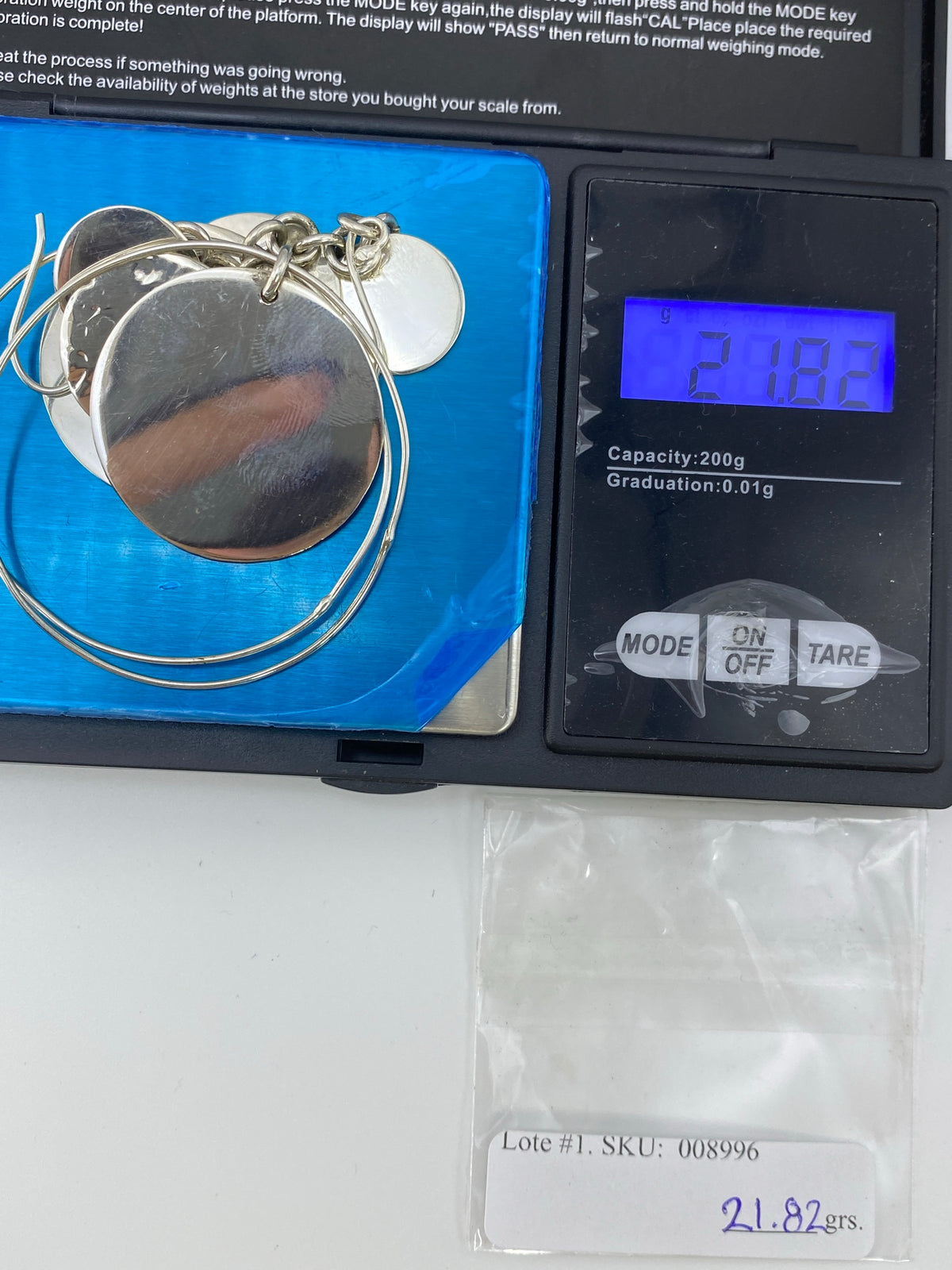 Aretes de Plata Combinada Geométricos 9 cm — Taxco 925 — foto 6