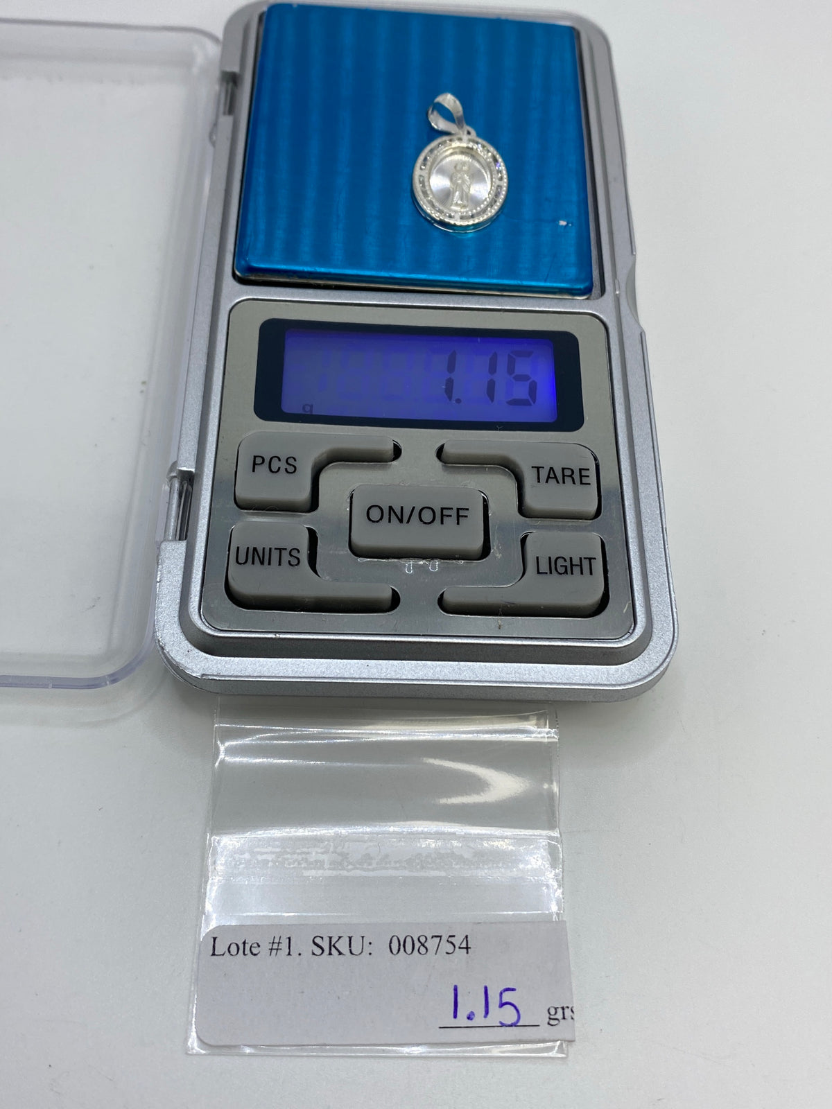 Dije de San Judas Tadeo Plata 925 con Micro-Circonia — foto 6