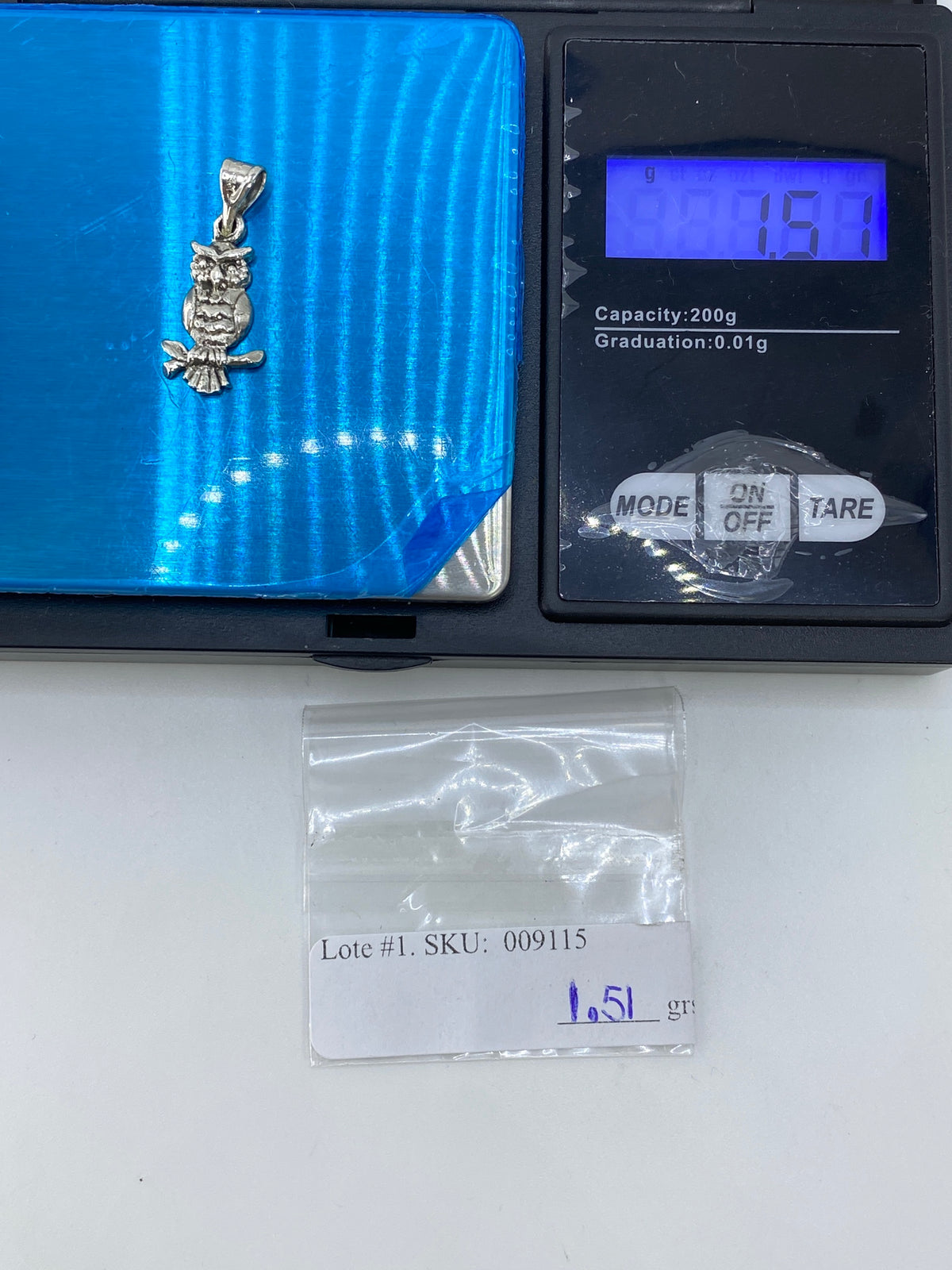 Dije de Búho en Plata 925 — Taxco Sólido — foto 6