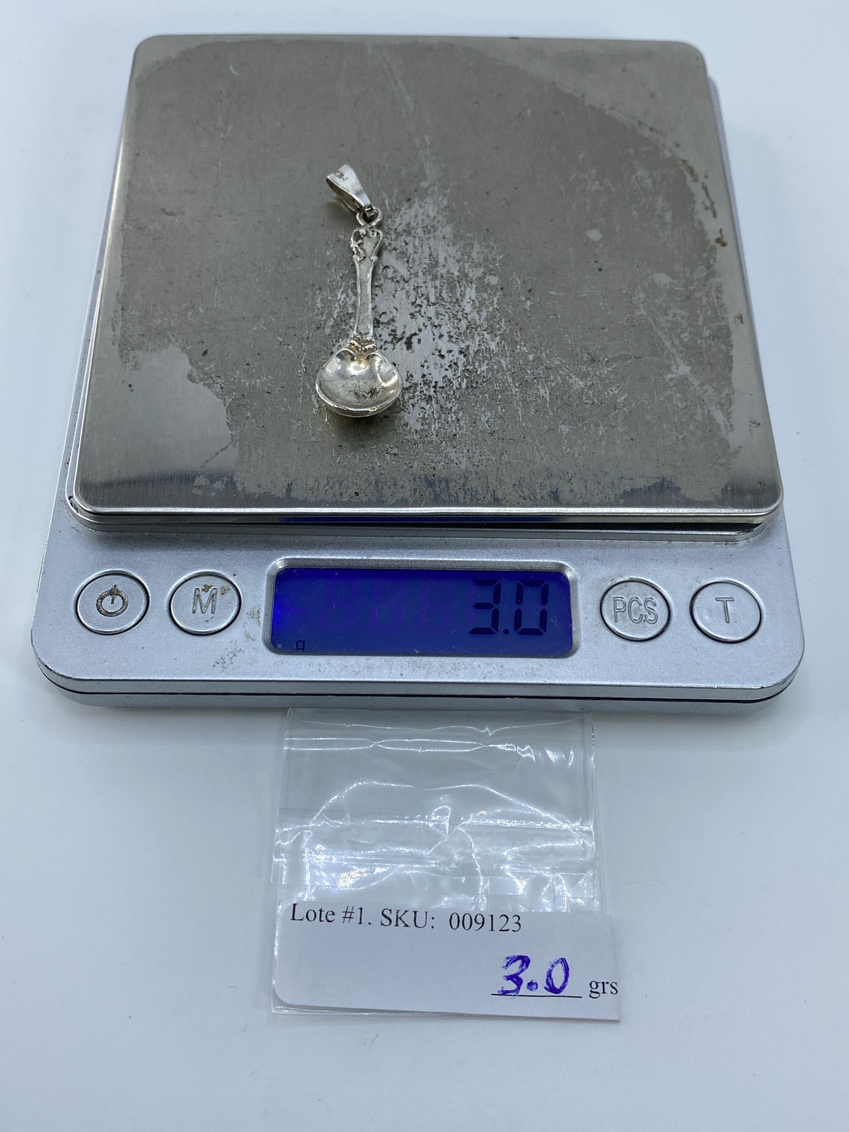Dije de Cucharilla de Plata 925 — Taxco Vintage — foto 6