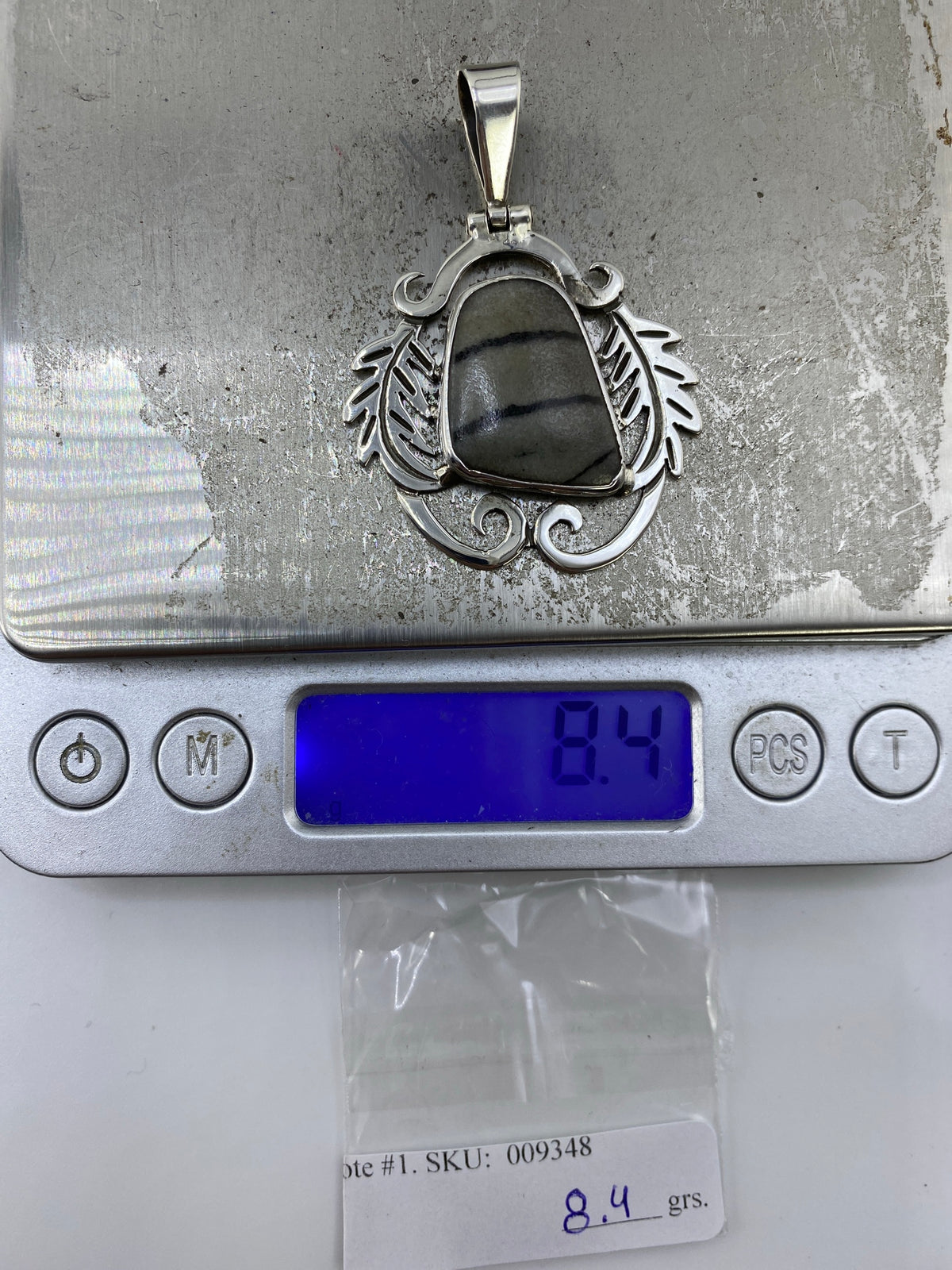 Dije de Plata Étnico Incrustado — Taxco 925 — foto 6