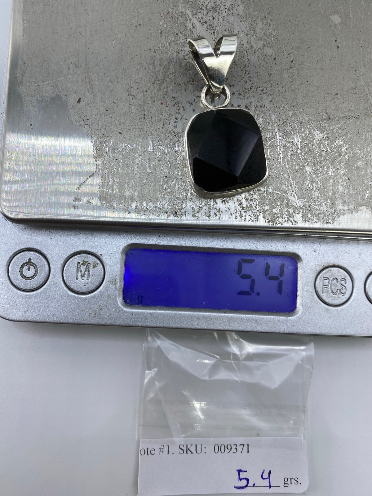 Dije de Plata Onix Negra Minimalista — Taxco 925 — foto 6