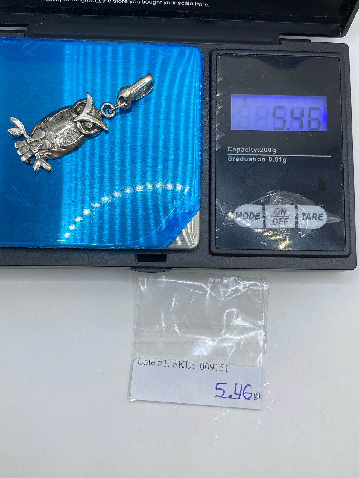 Dije Búho de Plata 925 — Taxco Fundición — foto 6