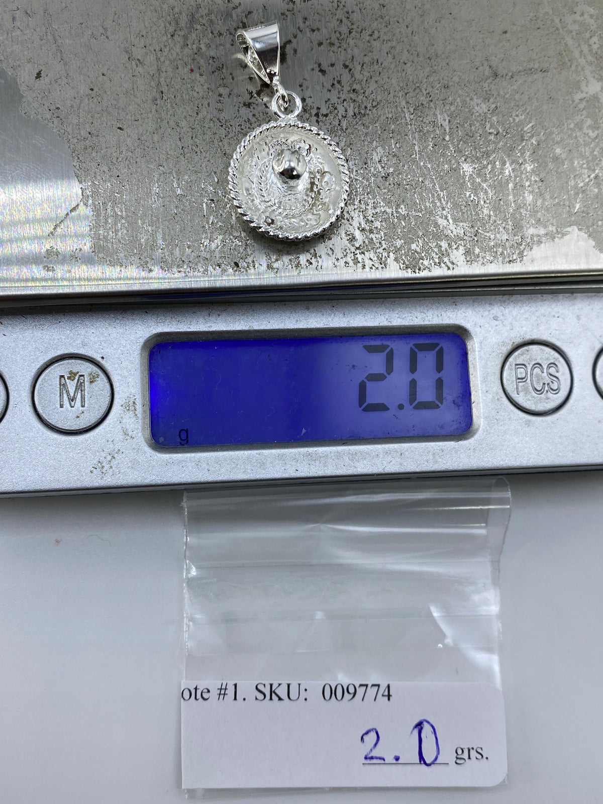 Dije de Plata Repujado 3 cm — Taxco 925 — foto 6