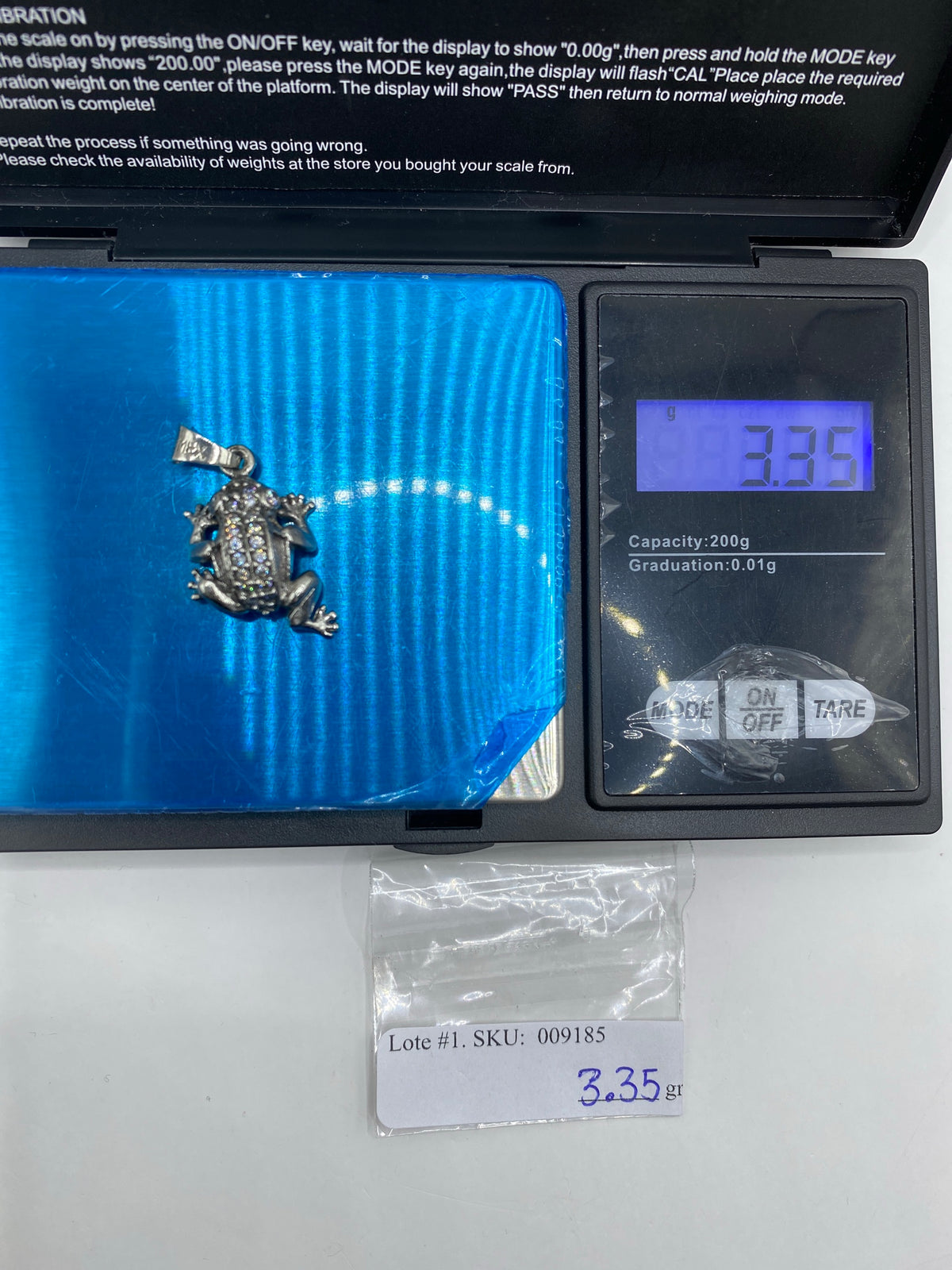 Dije Rana de Plata con Circonias — Taxco 925 — foto 6